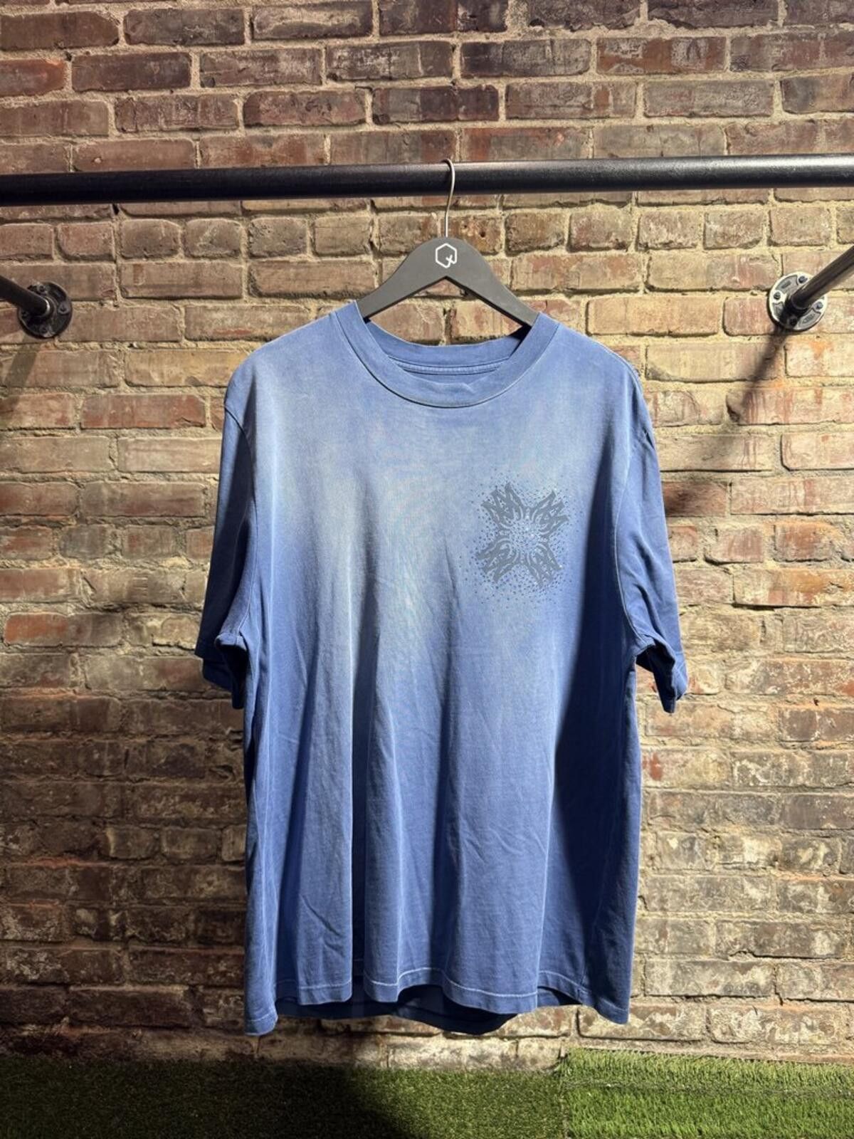 Amiri Amiri Quad Crystal Tee Blue Sz. L Size ONE SIZE - 1 Thumbnail