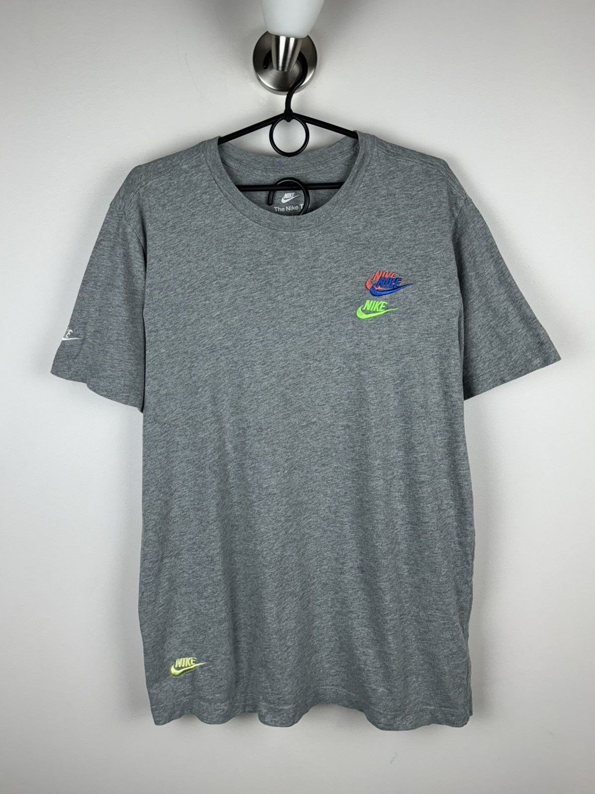 Nike Casual grey t shirt Nike Multi Swoosh original item Size US M / EU 48-50 / 2 - 1 Thumbnail