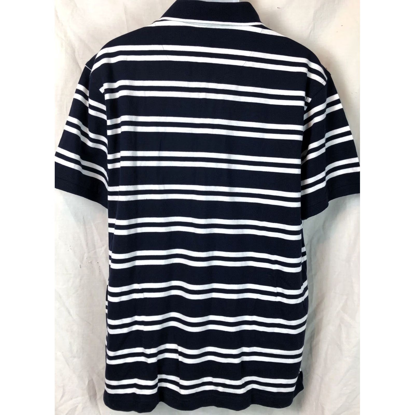 Club Room Club Room Polo Shirt XL Blue/White Stripe Shirt Regular Men’s Color Blue Polo Size US XL / EU 56 / 4 - 3 Thumbnail