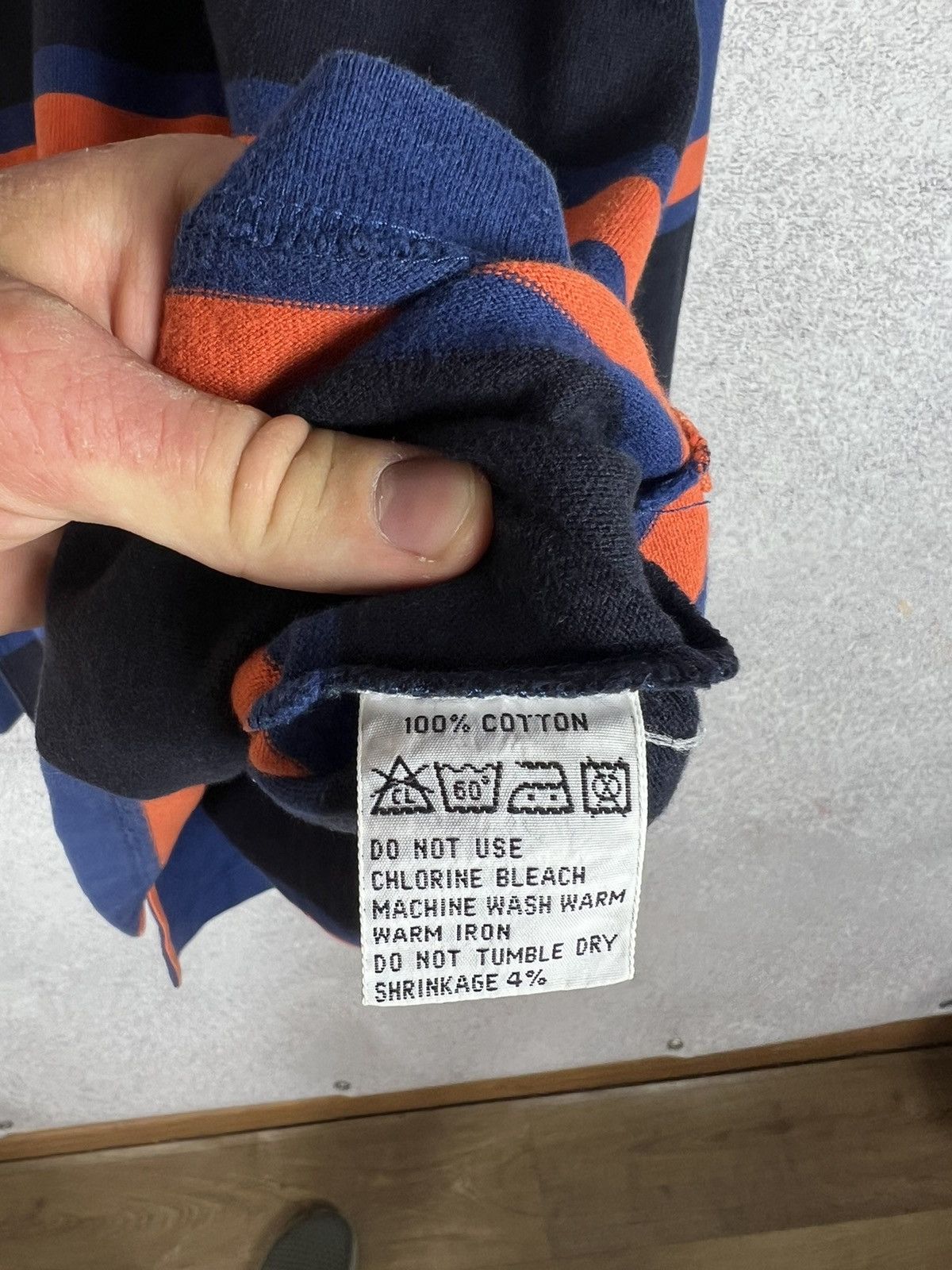 Gant Vintage Gant USA Striped Rugby Shirt Y2K Longsleeve Size US L / EU 52-54 / 3 - 7 Thumbnail