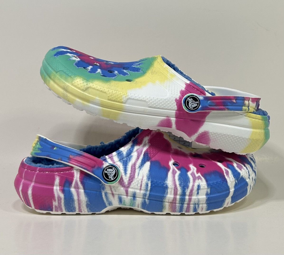 Crocs Size 6 - Girls Crocs Classic Lined Clogs 206683-4SO Boys 7.5 Size US 6 / IT 36 - 5 Thumbnail