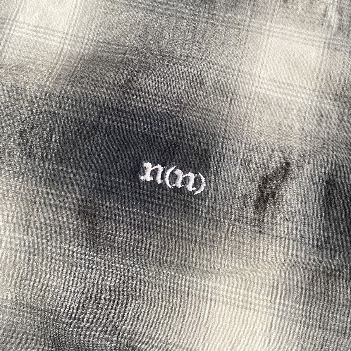Number (N)ine × Takahiromiyashita The Soloist. × Vintage Vintage 1998 Cotton Stretch Grey Plaid Windbreaker Size US L / EU 52-54 / 3 - 6 Thumbnail