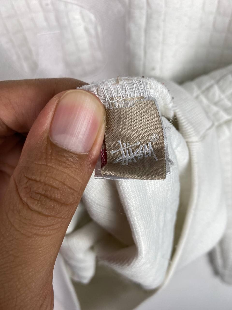 Hypebeast stussy waffle sweatshirt embroided logo nice design Size US L / EU 52-54 / 3 - 8 Thumbnail