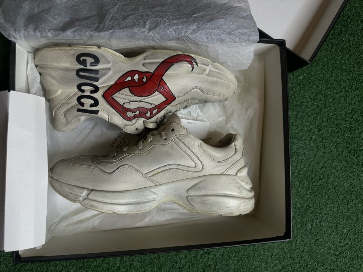 Gucci Gucci Rhython Mouth Sneaker Size US 9.5 / EU 42-43 - 14 Thumbnail