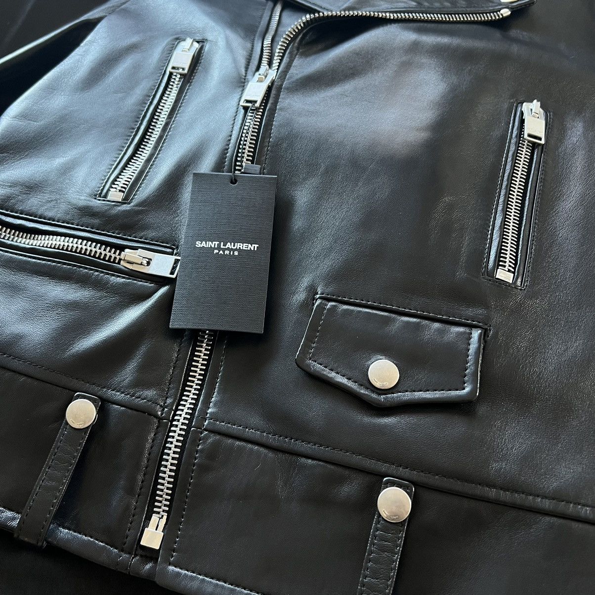 Saint Laurent Paris Saint Laurent L01 Motorcycle Jacket in All Sizes ...