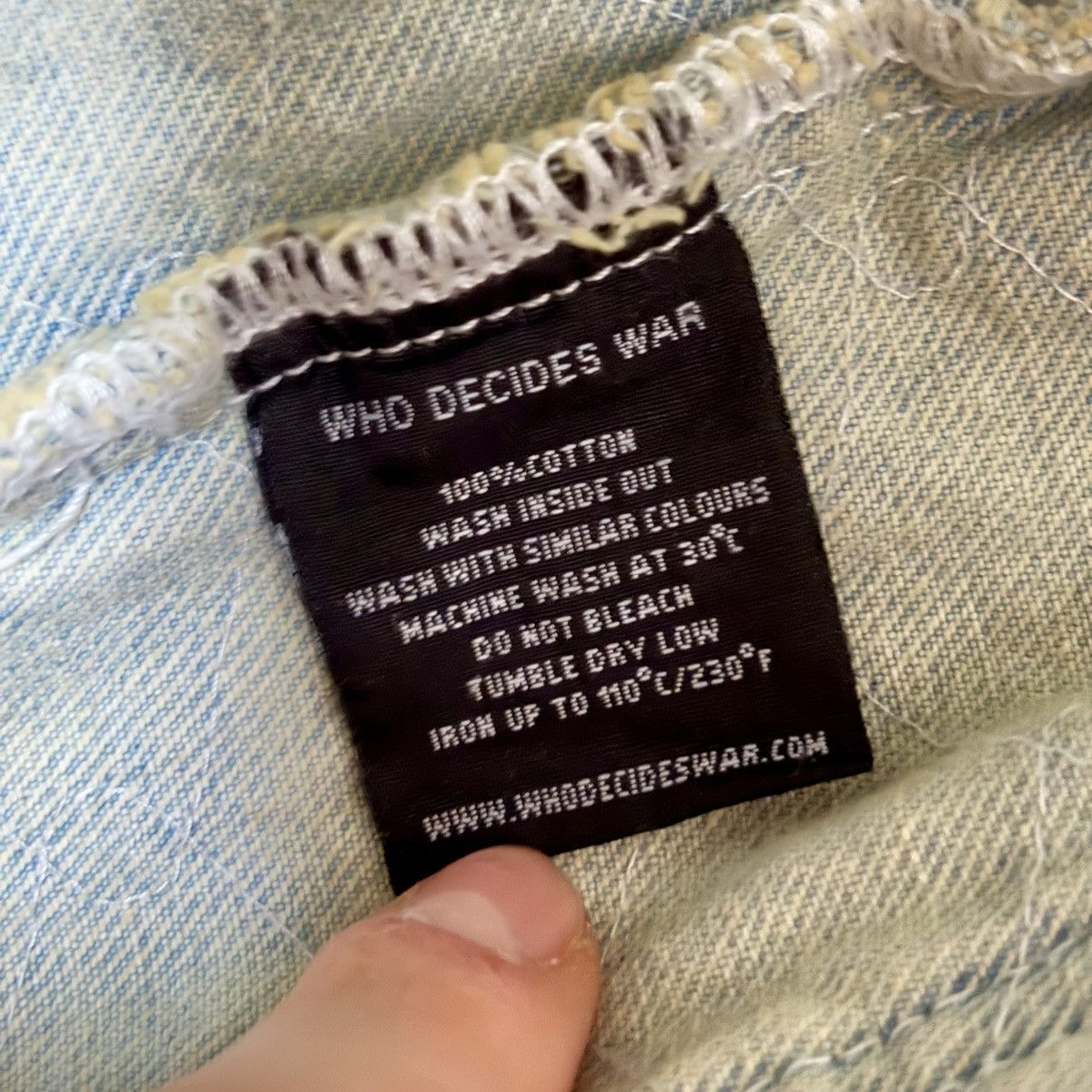 Who Decides War WHO DECIDES WAR Barren Thread Jacket Golden Size Small Size US S / EU 44-46 / 1 - 6 Thumbnail