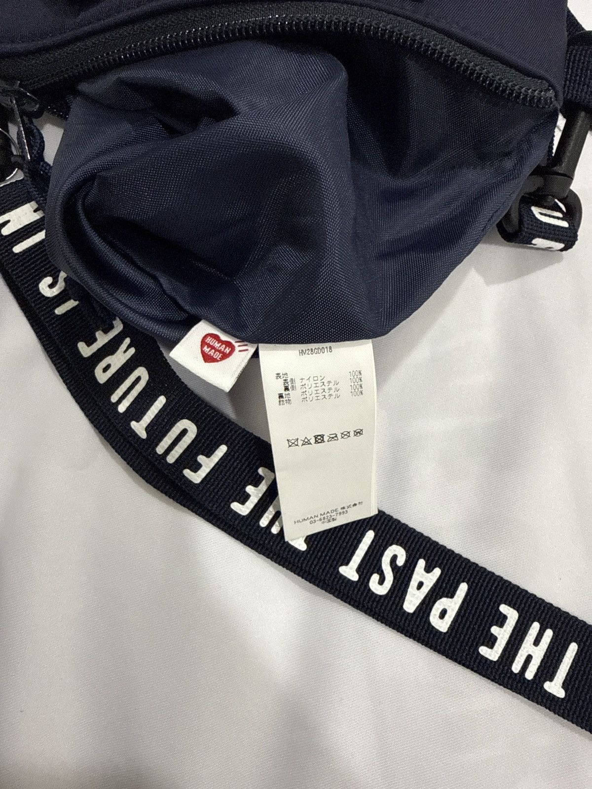 Human Made Human Made Mini Helmet Bag Navy - Preloved - 6.5” x 7” Size ONE SIZE - 8 Thumbnail