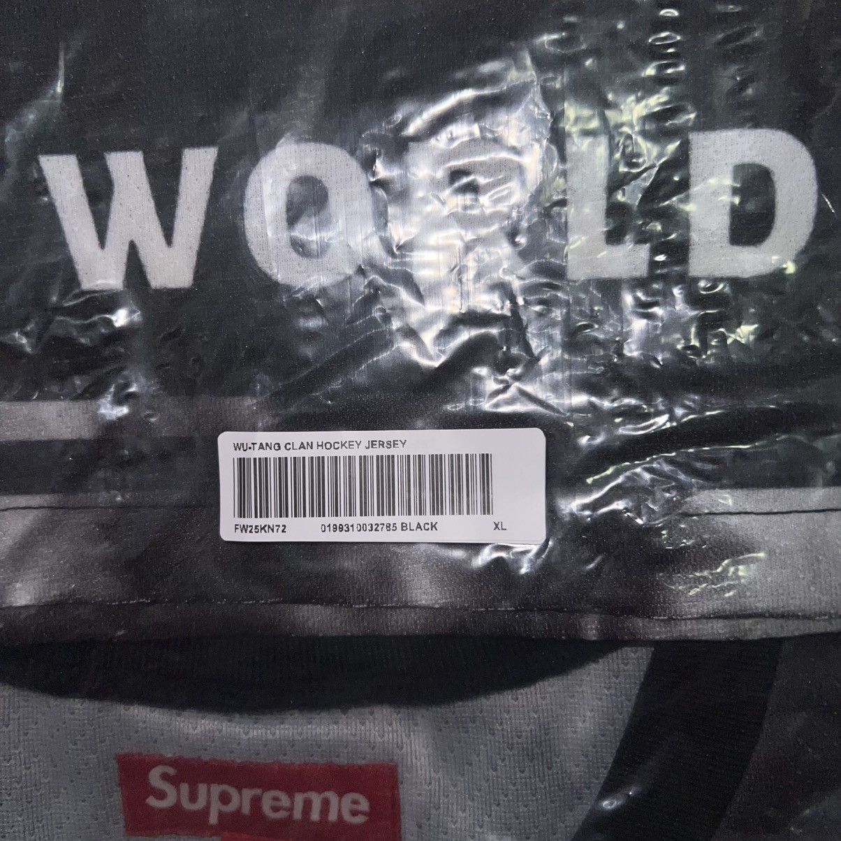 Supreme Supreme Wu Tang Clan Hockey Jersey Black Size: XL Size US XL / EU 56 / 4 - 5 Thumbnail