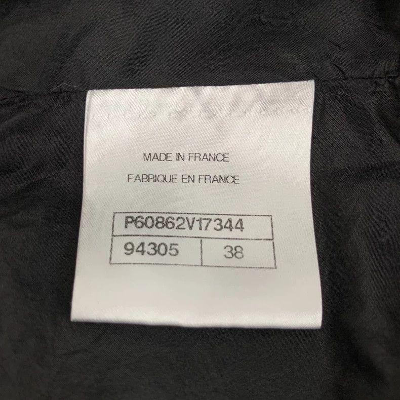 Chanel Chanel Black logo logo silk casual pleated skirt short ski Size 25" / US 0 / IT 36 - 7 Thumbnail