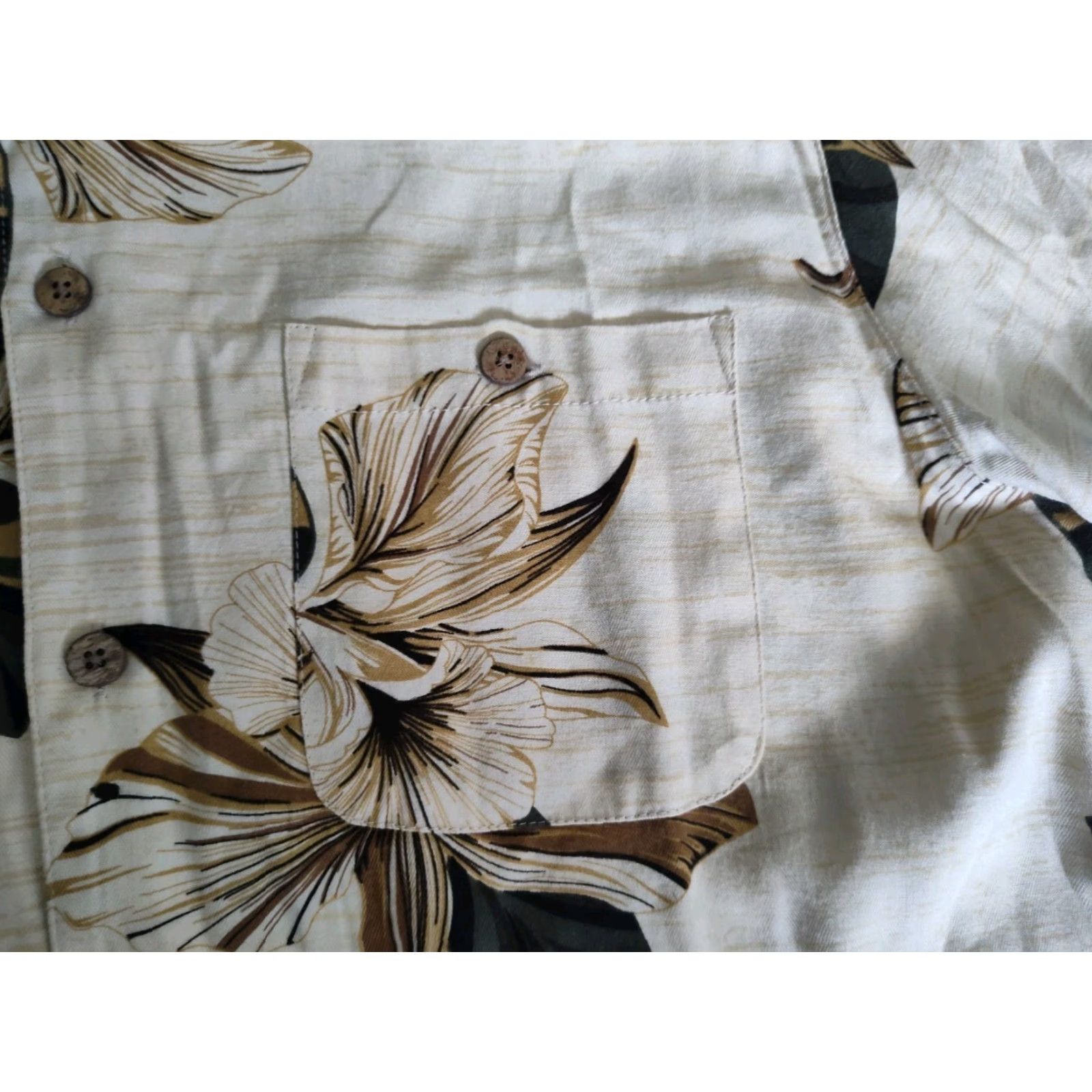 Vintage VINTAGE Havana Jack's Cafe Hawaiian Shirt Men Short Sleeve M Rayon Floral Orchids 90s Camp Tropical Size US M / EU 48-50 / 2 - 3 Thumbnail