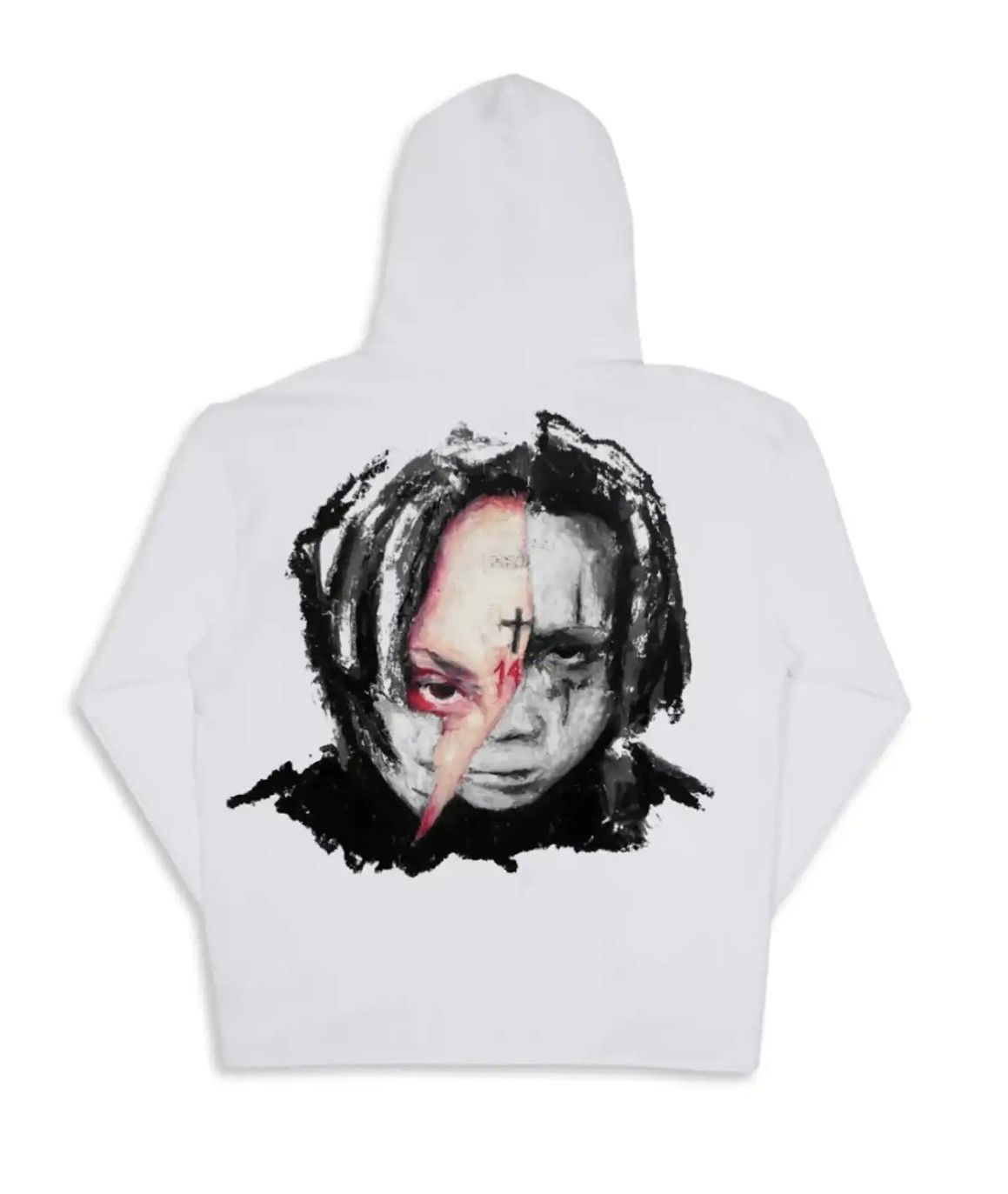 Revenge × Trippie Redd Revenge Trippie Redd Arch Logo Hoodie Size US XL / EU 56 / 4 - 2 Thumbnail