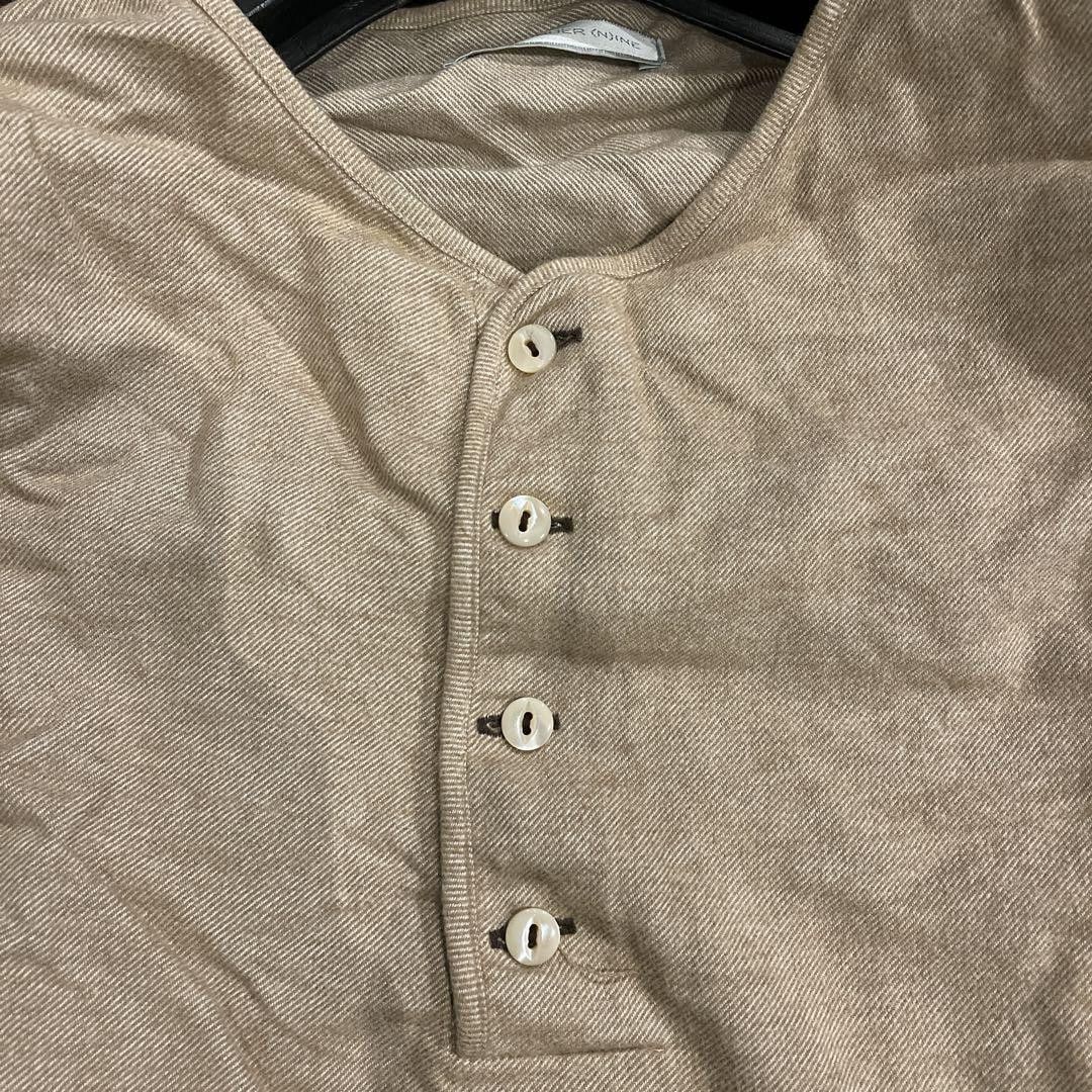 Number (N)ine AW02 "Nowhere Man" Long Sleeve Henley Tee Size US M / EU 48-50 / 2 - 7 Thumbnail