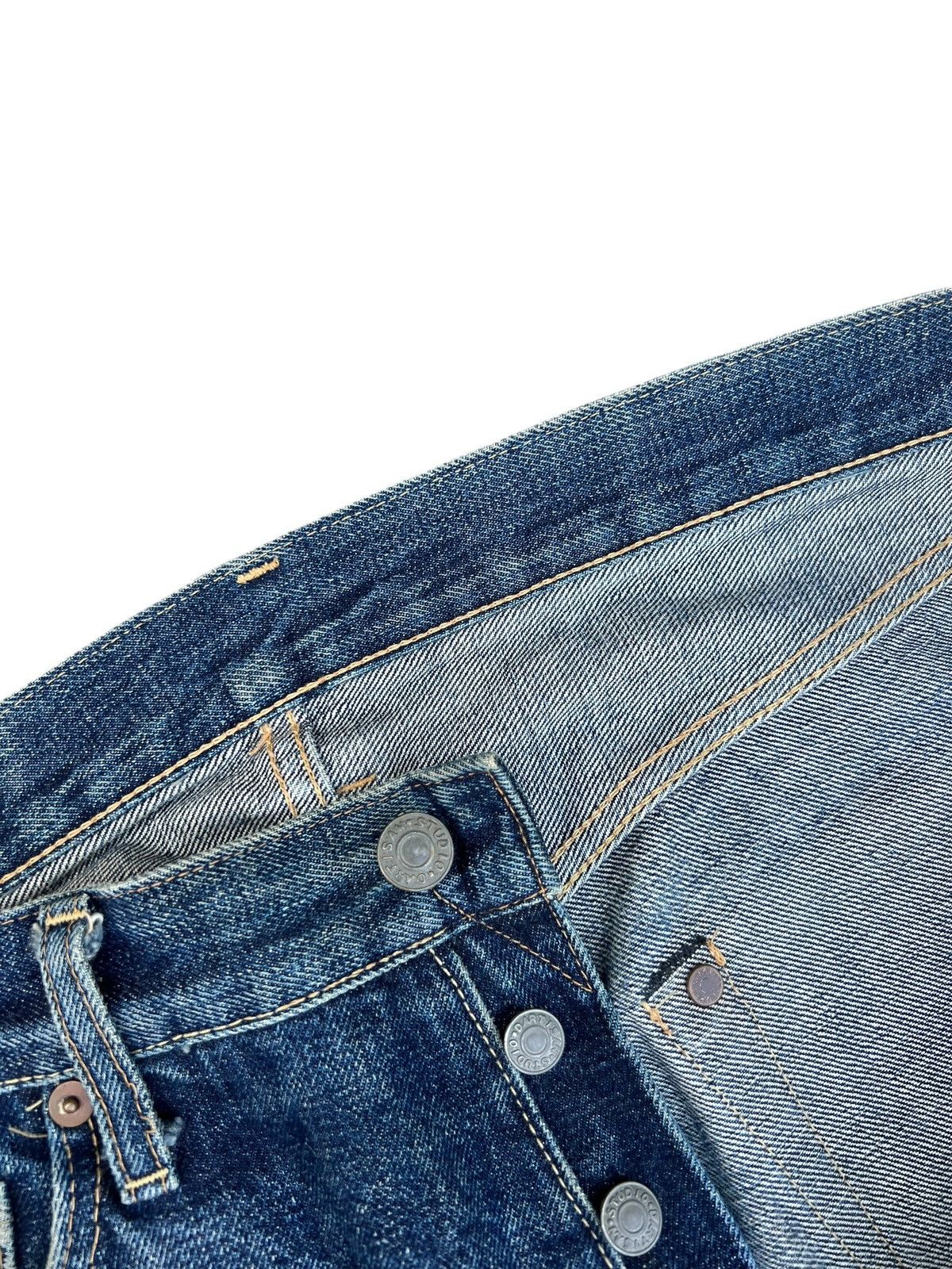 Studio D'Artisan Distressed Studio D’ Artisan SD-101 Denim Selvedge Jeans Size US 32 / EU 48 - 7 Thumbnail