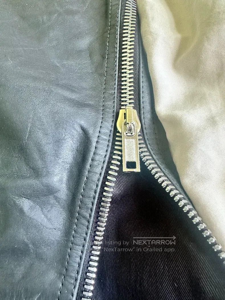Rick Owens Rick Owens Leather Flared Zip Pants . Size US 27 - 3 Thumbnail