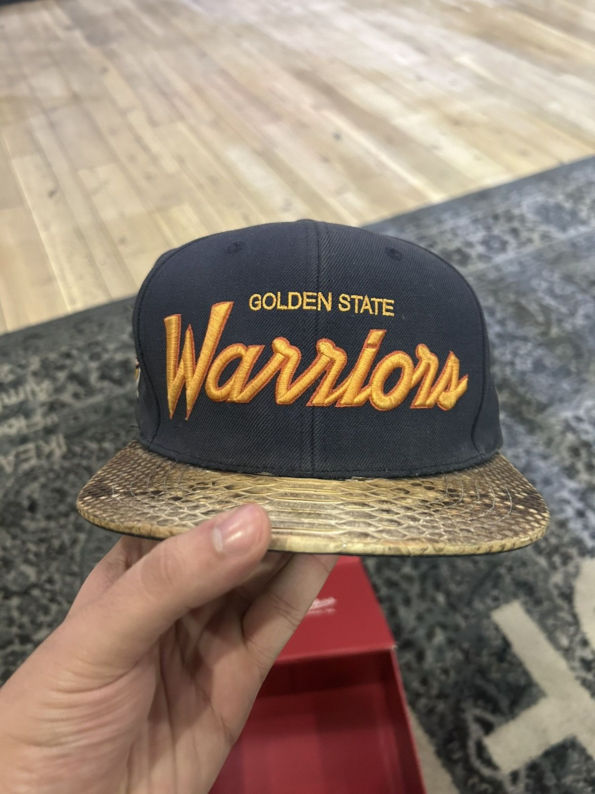 Just Don x Mitchell & Ness NBA Golden State Warriors Hat