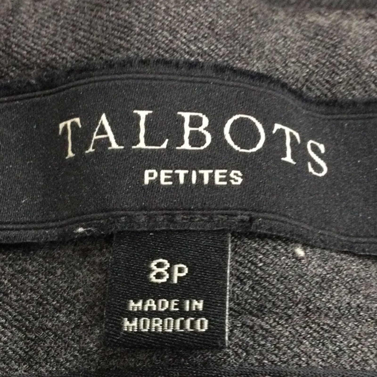 Other Talbots Petites Heritage Dark Gray Dress Pant Size 8P Size 30" / US 8 / IT 44 - 7 Thumbnail
