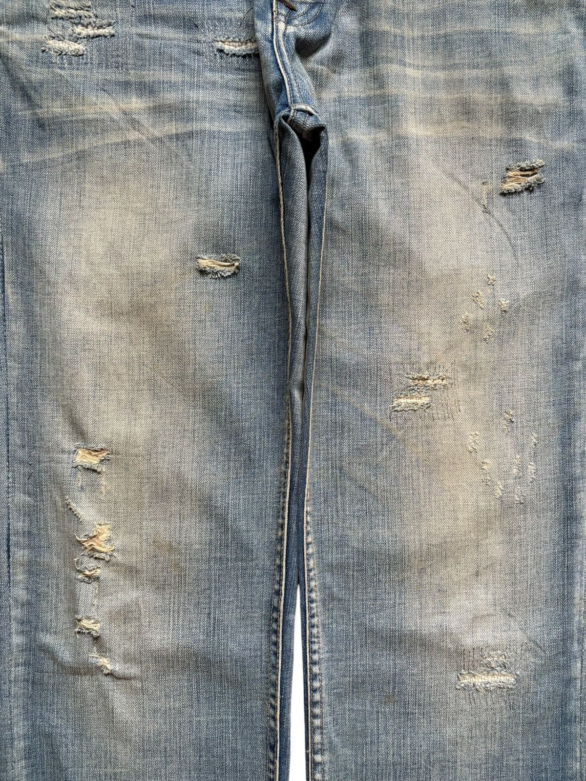 Japanese Brand Vintage Japanese Brand Rusty Mud Wash Distress Baggy Jeans Size US 34 / EU 50 - 5 Thumbnail