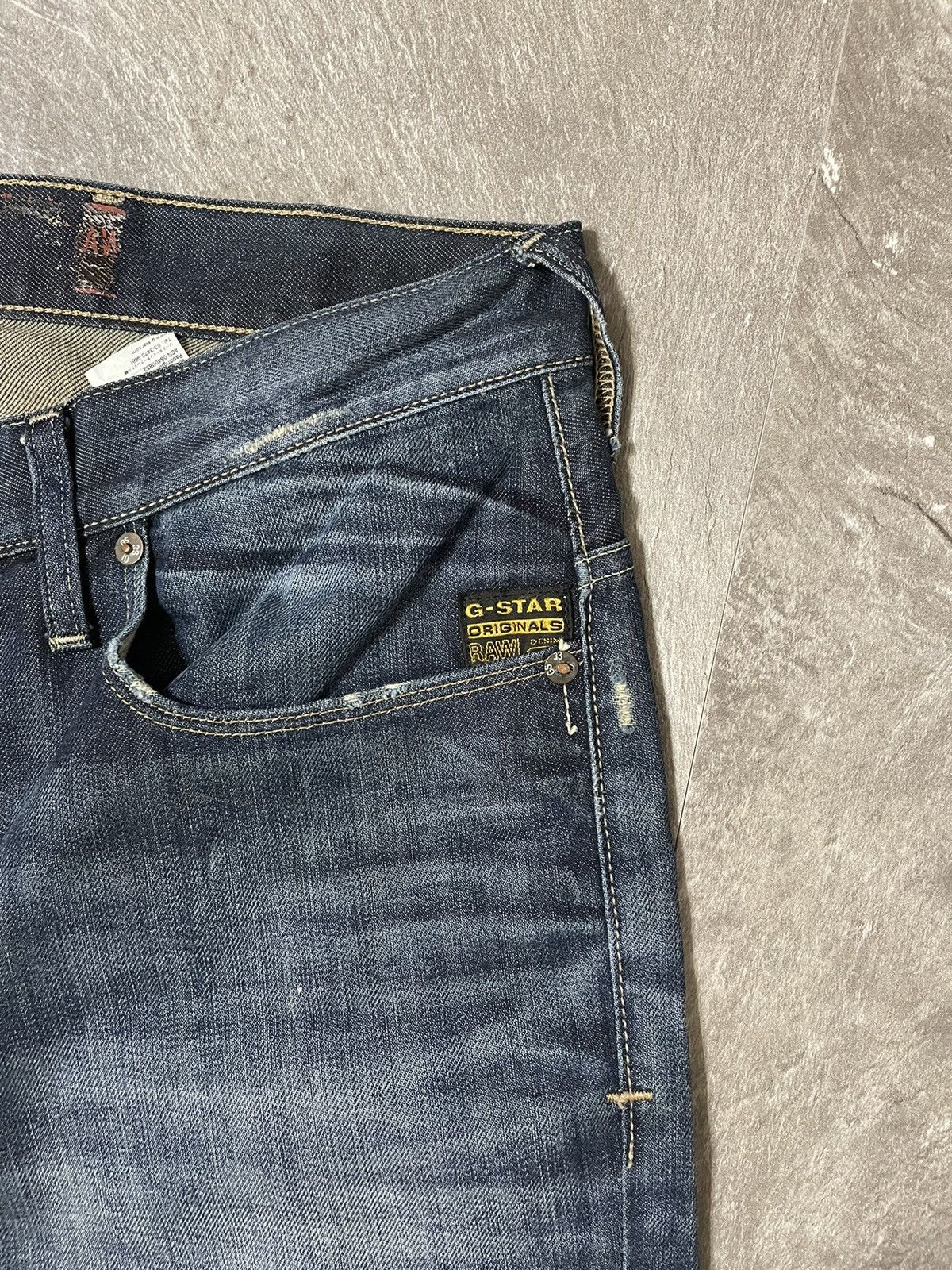 G-Star Vintage Y2K G Star Raw Big Logo Denim Pants Streetwear Y2k Size US 36 / EU 52 - 6 Thumbnail