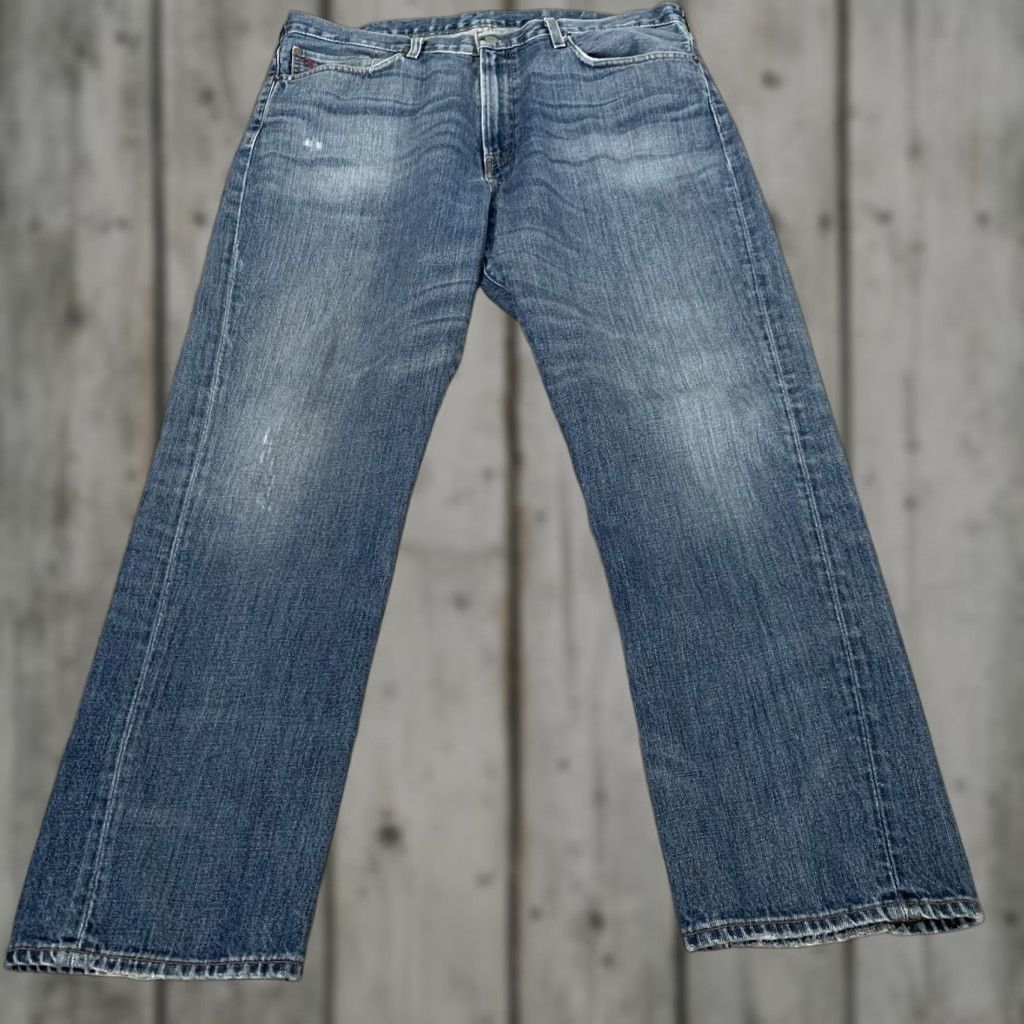 Polo Ralph Lauren POLO Ralph Lauren Jeans Mens 38x32 Blue Denim 300 Cortland Straight Fit Regular 5-Pocket Logo 100% Cotton Size US M / EU 48-50 / 2 - 1 Thumbnail