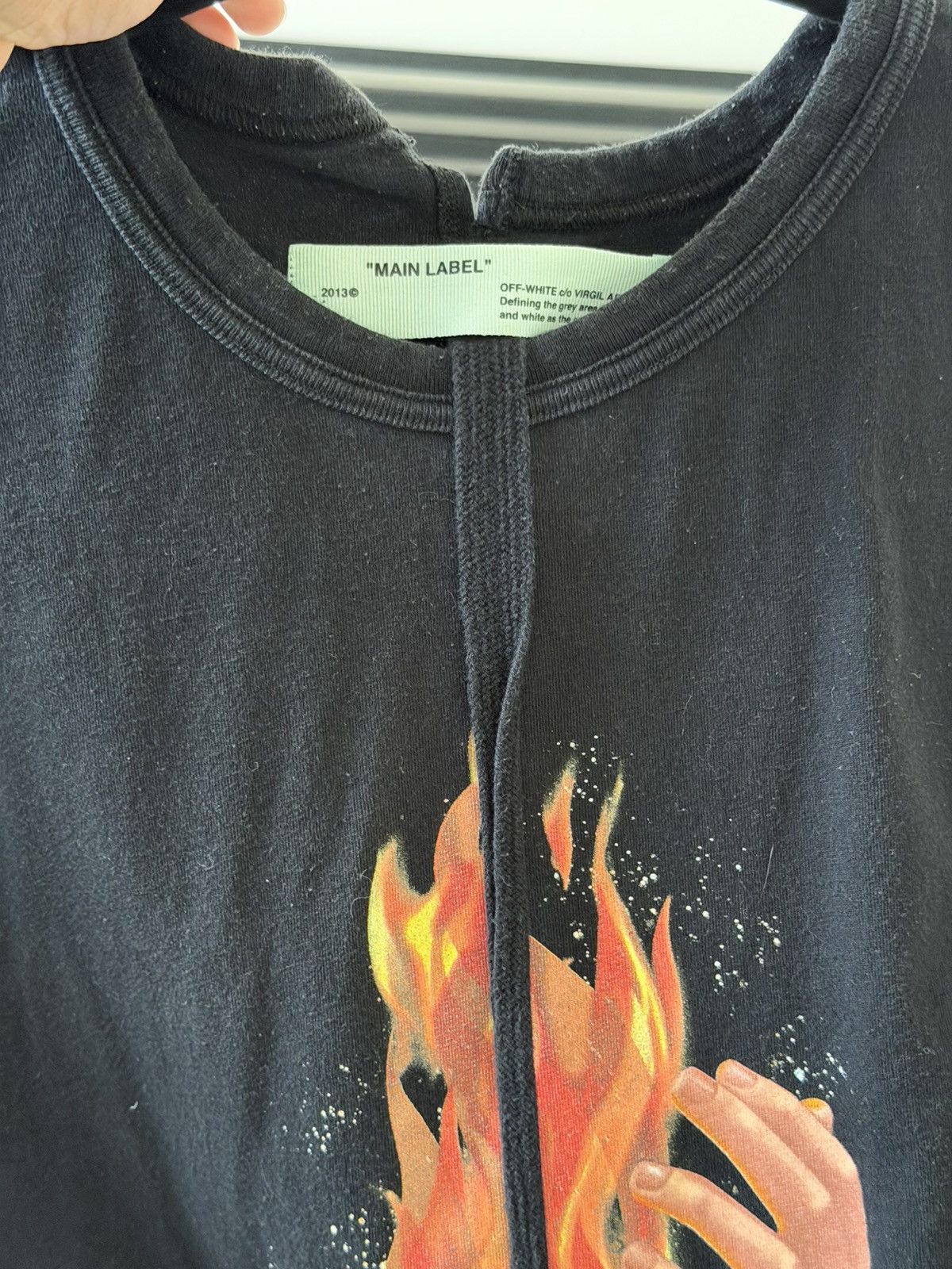 Off-White Off-White Virgil Abloh Flame Shirt Size US M / EU 48-50 / 2 - 14 Thumbnail