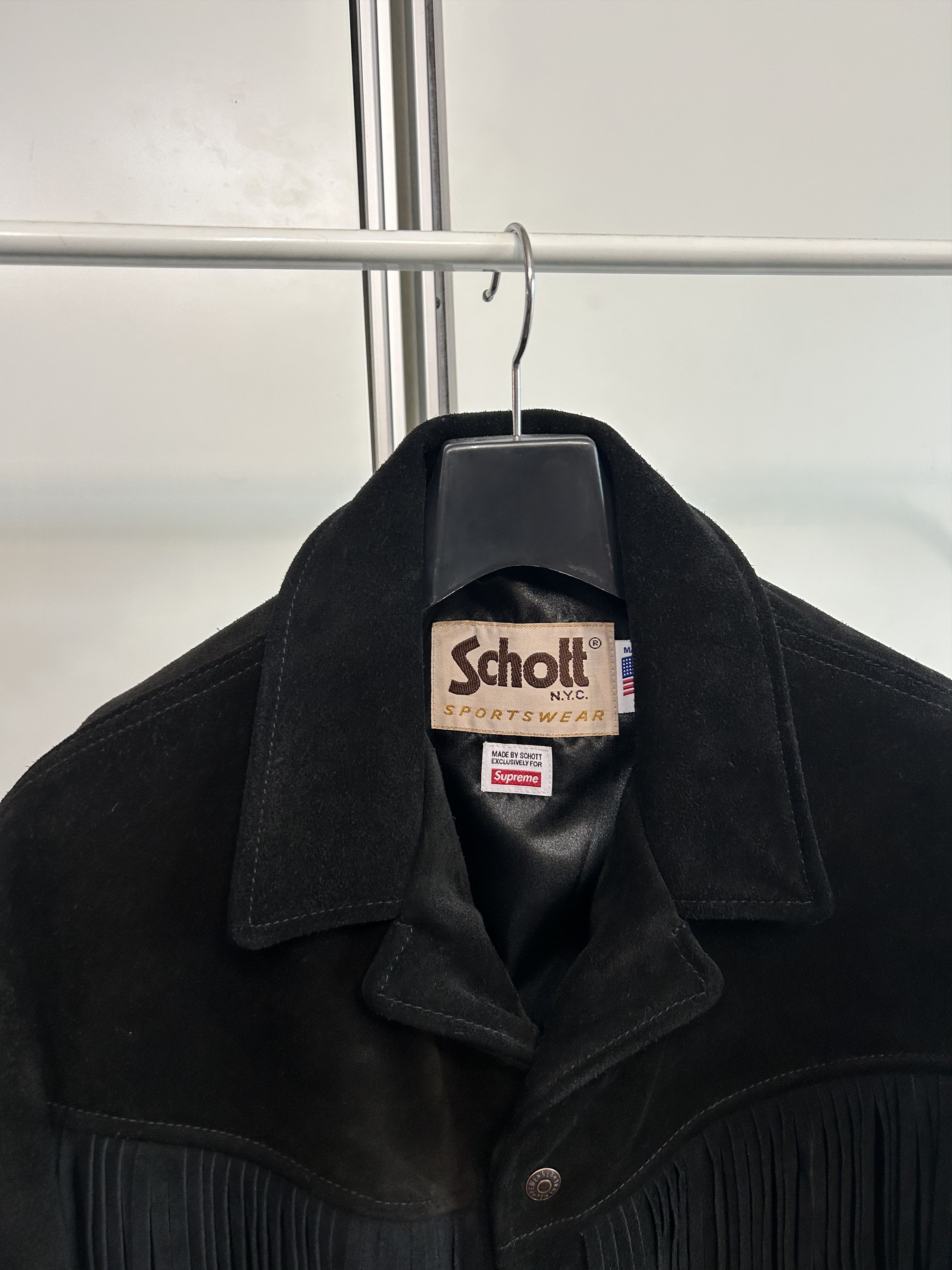 Supreme SUPREME x SCHOTT Western Fringe Suede Jacket Size US L / EU 52-54 / 3 - 4 Thumbnail