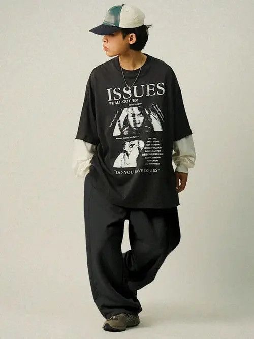 Japanese Brand Kirari x Misao Baggy drip drill CentralCee sweatpants Size US 34 / EU 50 - 6 Thumbnail