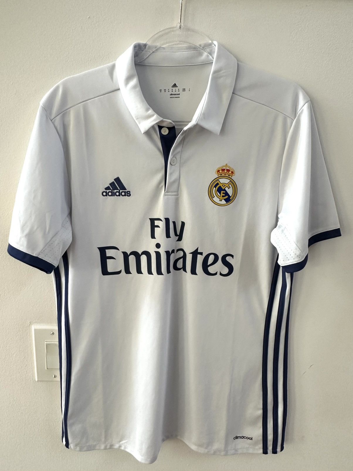 Adidas Real Madrid 2017 Jersey Polo Size US M / EU 48-50 / 2 - 1 Thumbnail