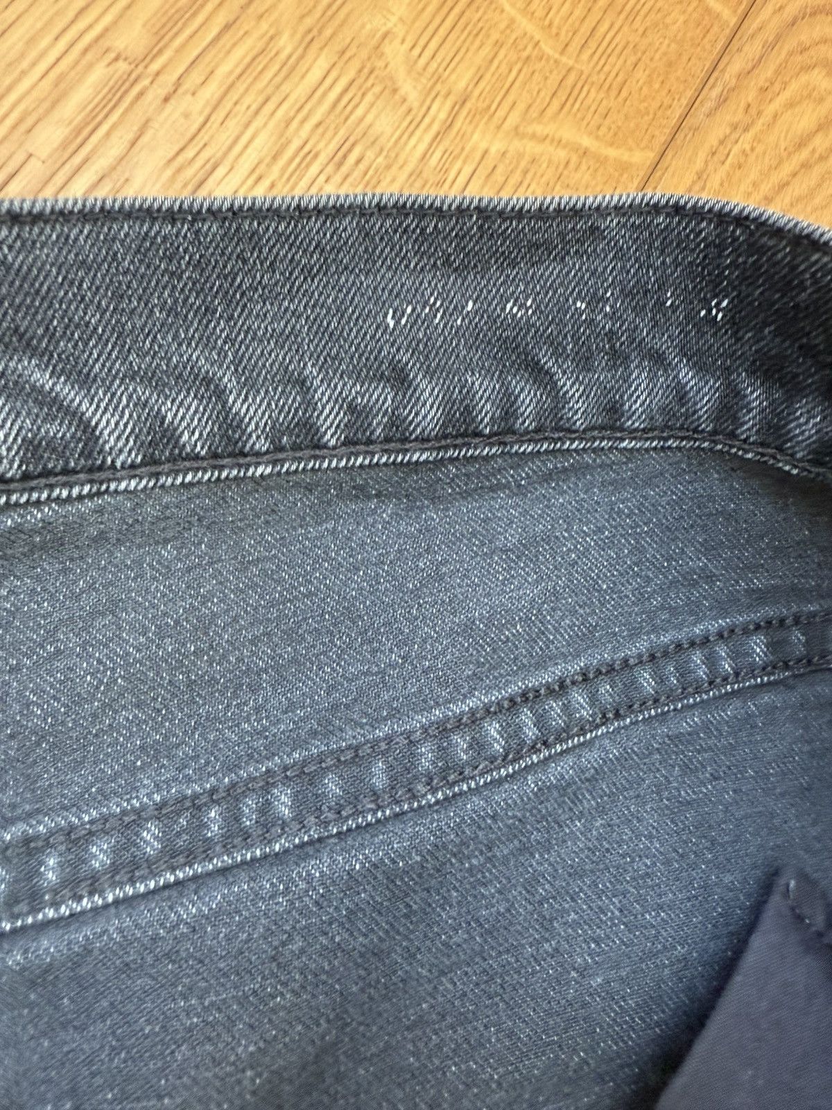 Saint Laurent Paris Saint Laurent Paris post Hedi black washed slim fit jeans Size US 32 / EU 48 - 6 Thumbnail