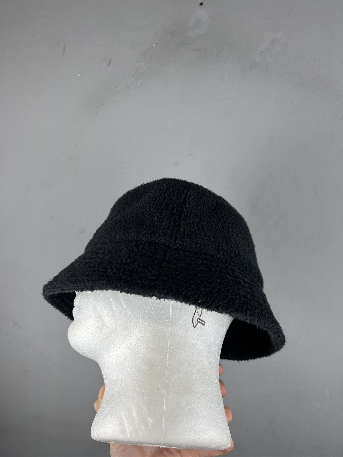 Nike × Vintage Vintage Nike Pile Fleece Bucket Hat Sherpa Y2K Size ONE SIZE - 6 Thumbnail