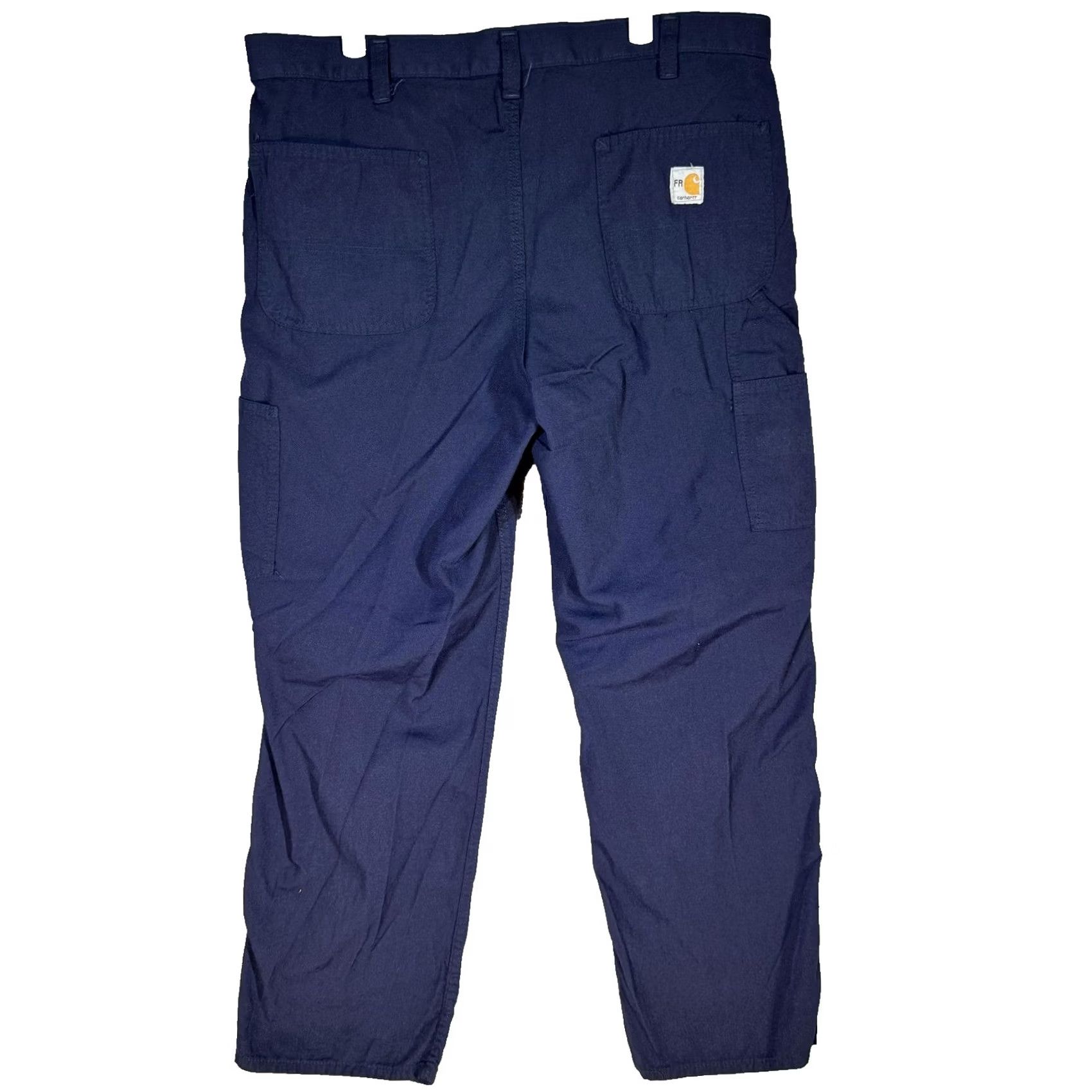 Carhartt VINTAGE Carhartt FR Work Pants Mens 38x32 CAT2 Arc Flash NFPA70E Navy Pants Mens 38x32 Navy Carhartt FR Work Pants Arc Flash NFPA70E Navy Men 38x32 Size US 38 / EU 54 - 2 Thumbnail