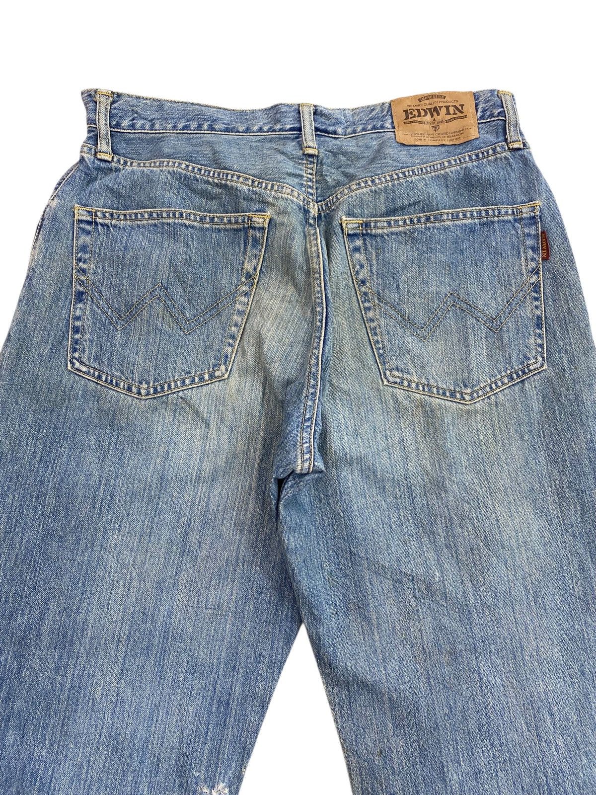 Edwin Edwin Mud Wash Style Cutt Off Jeans Size US 30 / EU 46 - 4 Thumbnail