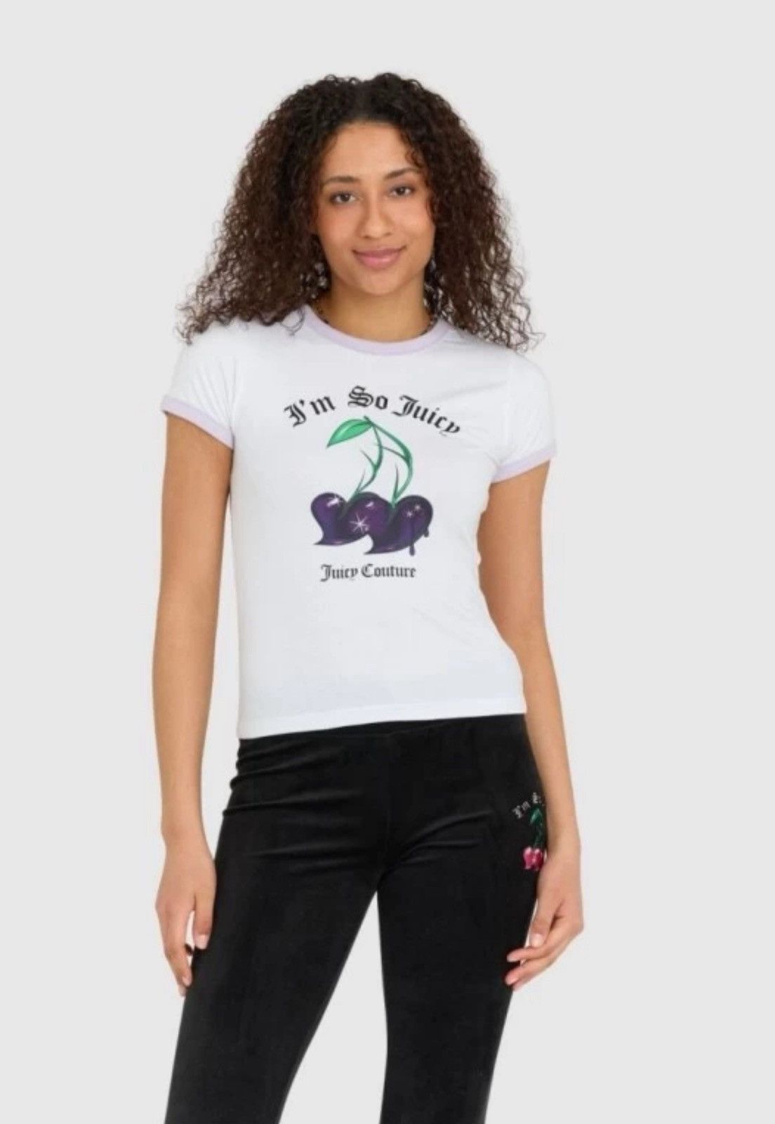 Juicy Couture Juicy Couture white t-shirt Size L / US 10 / IT 46 - 1 Thumbnail