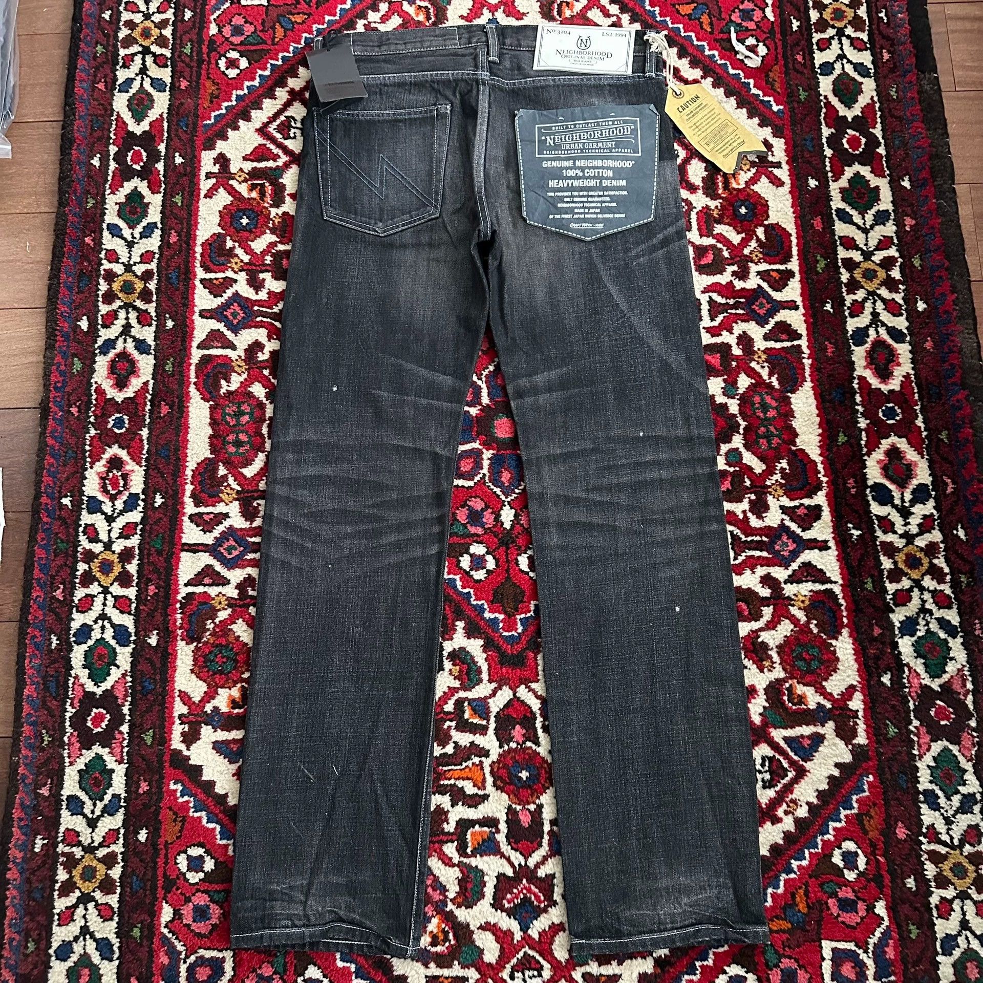 Neighborhood neighborhood 15aw black narrow m jeans Size US 30 / EU 46 - 2 Thumbnail