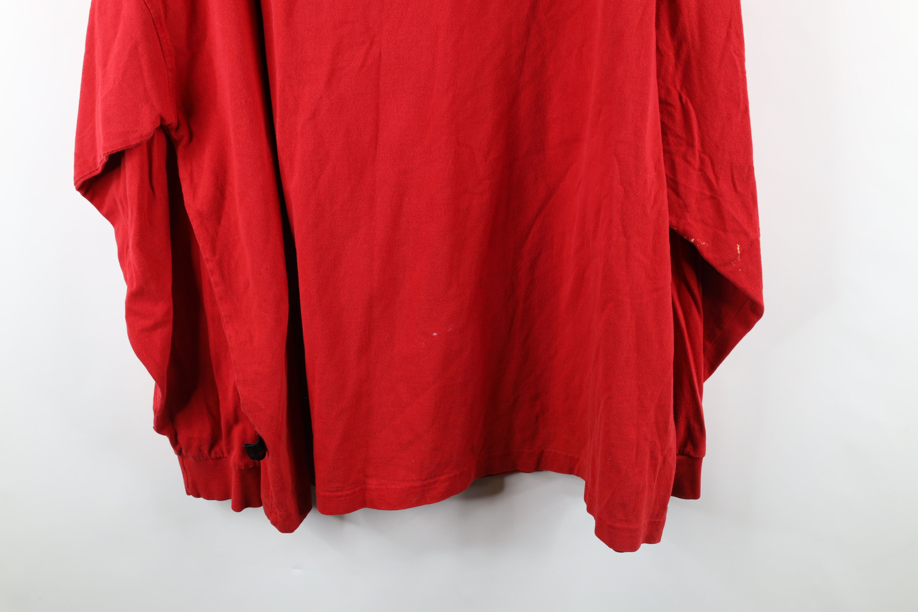 Fubu × Vintage Vintage Y2K FUBU Spell Out Script Long Sleeve T-Shirt Red Size US XL / EU 56 / 4 - 14 Thumbnail