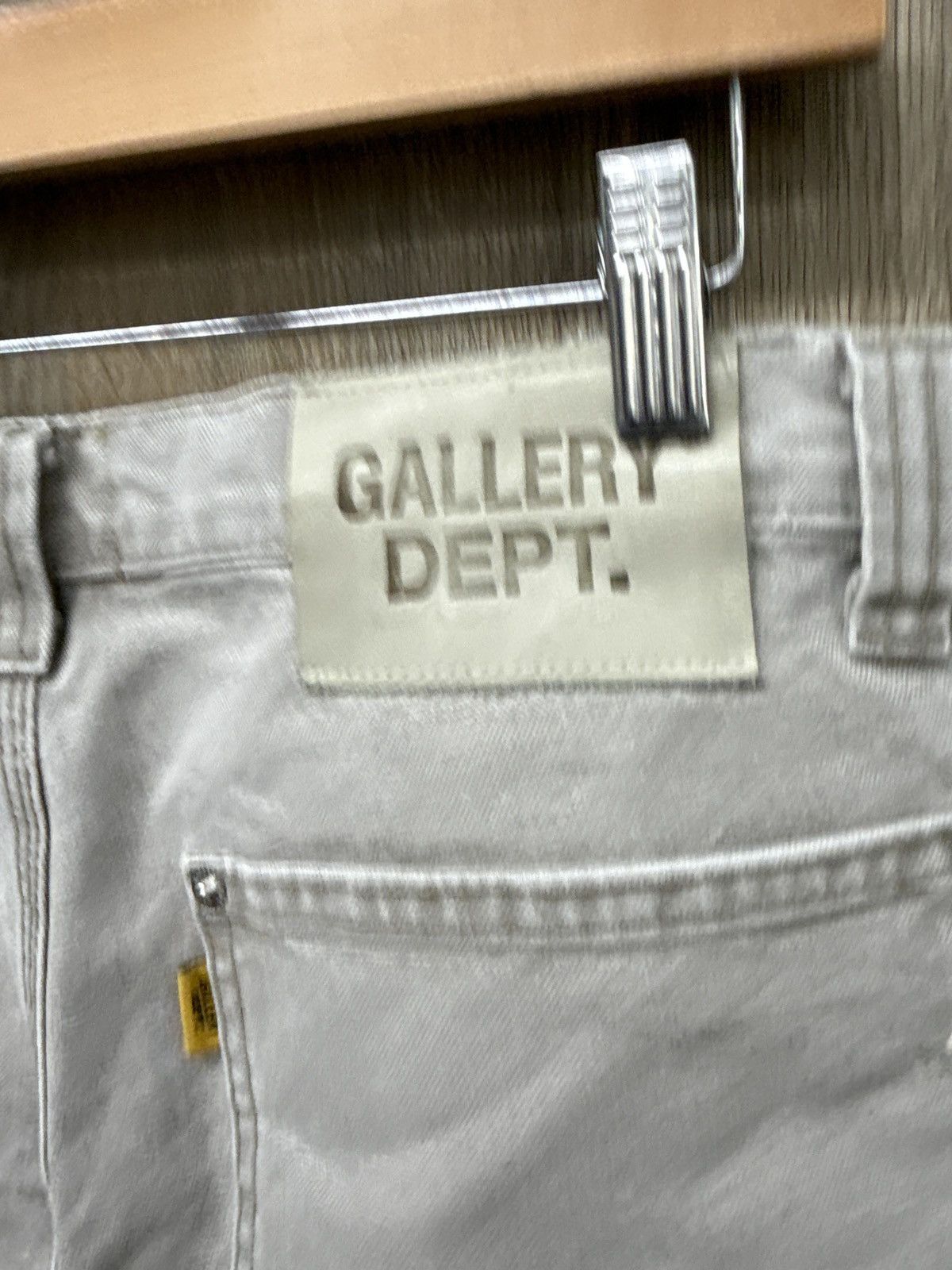 Gallery Dept. Gallery Dept Grey Carpenter Pants Size US 33 - 8 Thumbnail
