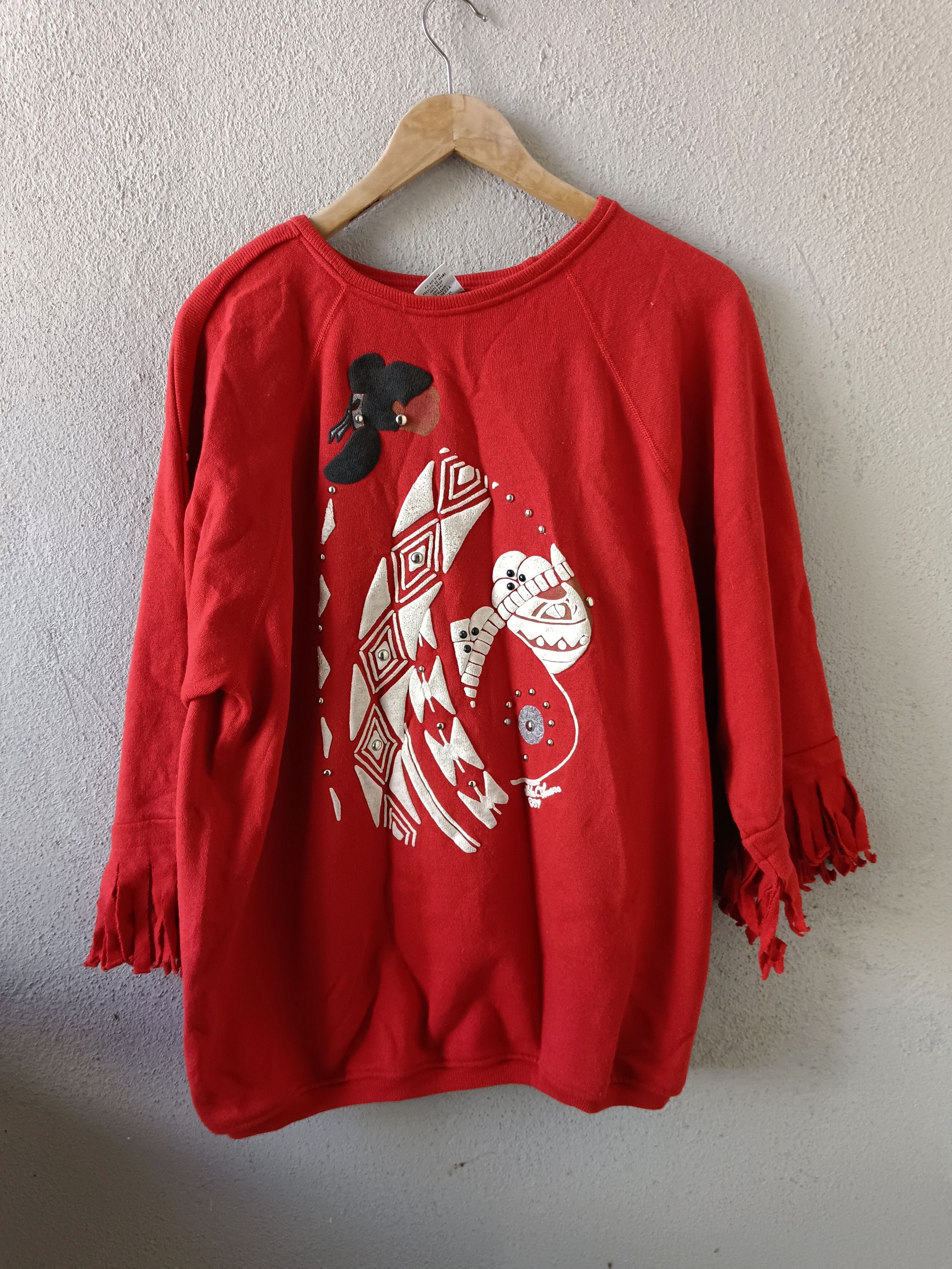 Vintage LIDA Women's Vintage 80s Sweatshirt USA Size L / US 10 / IT 46 - 1 Thumbnail
