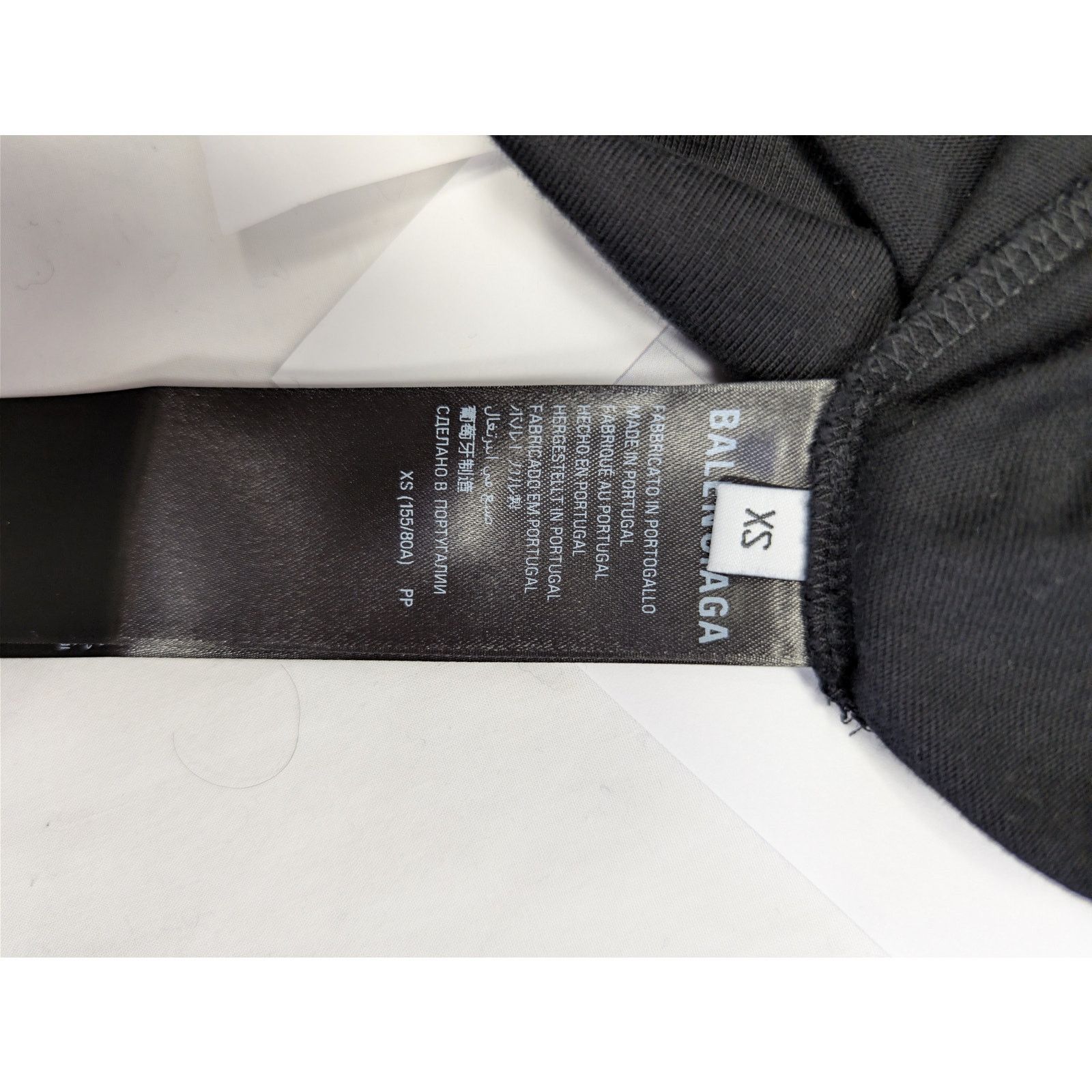 Balenciaga o1rshd1 Hand Drawn BB Icon Vintage Jersey Medium Fit T-Shirt Size US XS / EU 42 / 0 - 16 Thumbnail