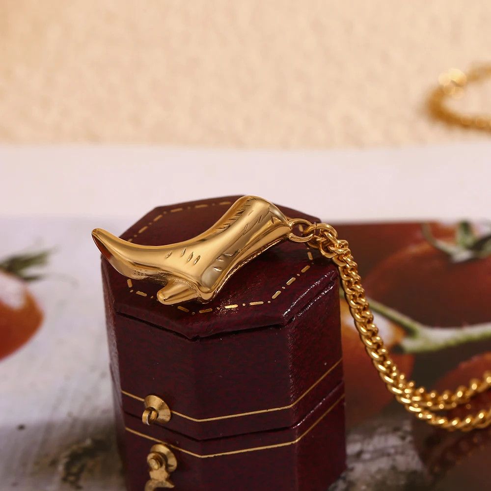 Jewelry × Vintage Cowboy Boots Pendant Necklace Size ONE SIZE - 5 Thumbnail