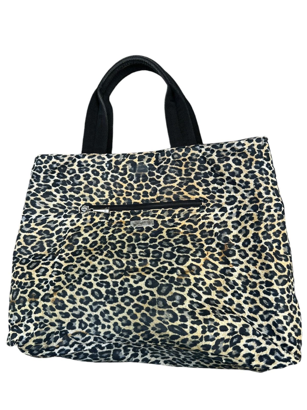 Leather Vintage PLINIO Visona Scratches Patina Croc Leather Tote Bag Size ONE SIZE - 19 Thumbnail
