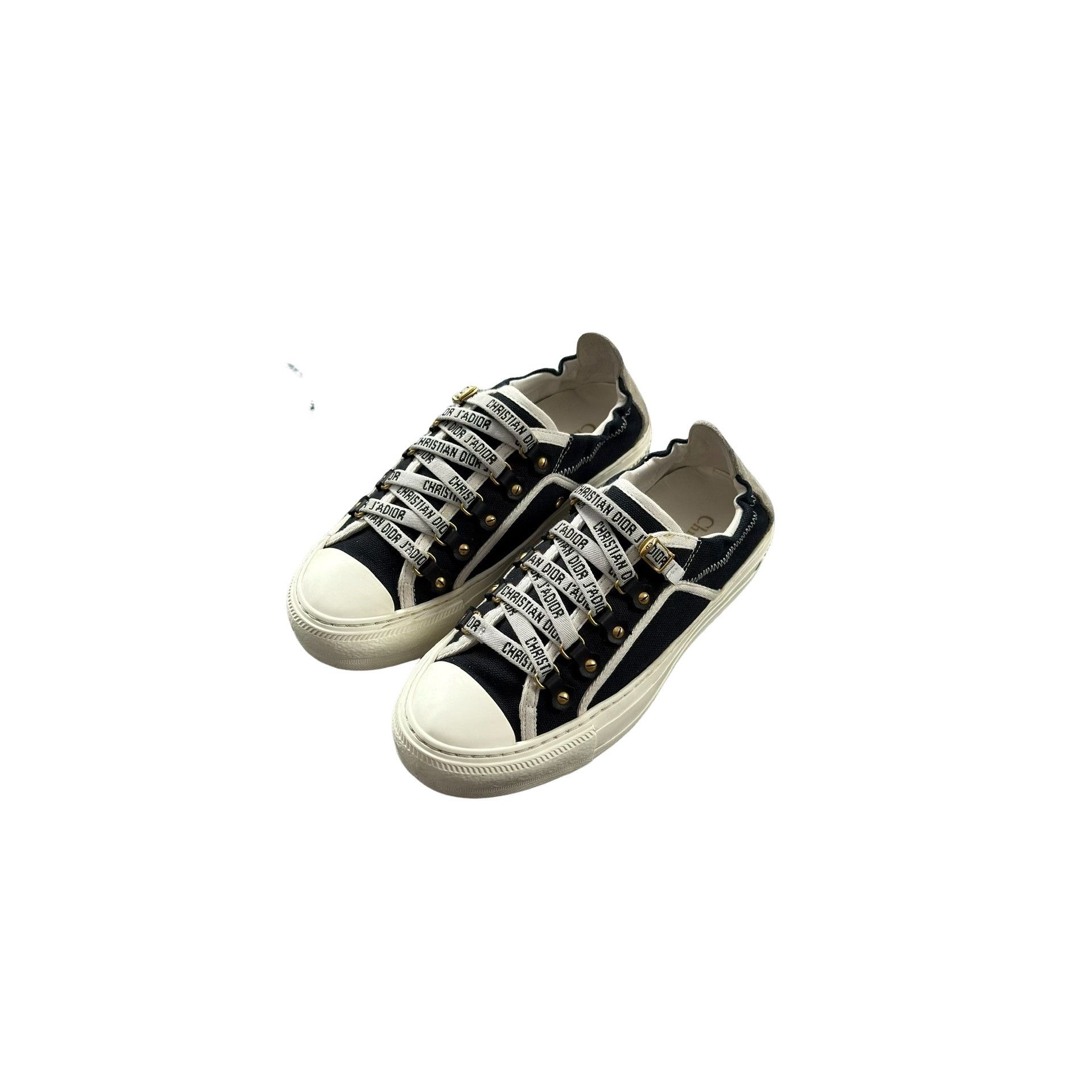 Dior Dior Walk'n'Dior Canvas Low-Top Sneakers 35 Size US 5 / IT 35 - 1 Thumbnail