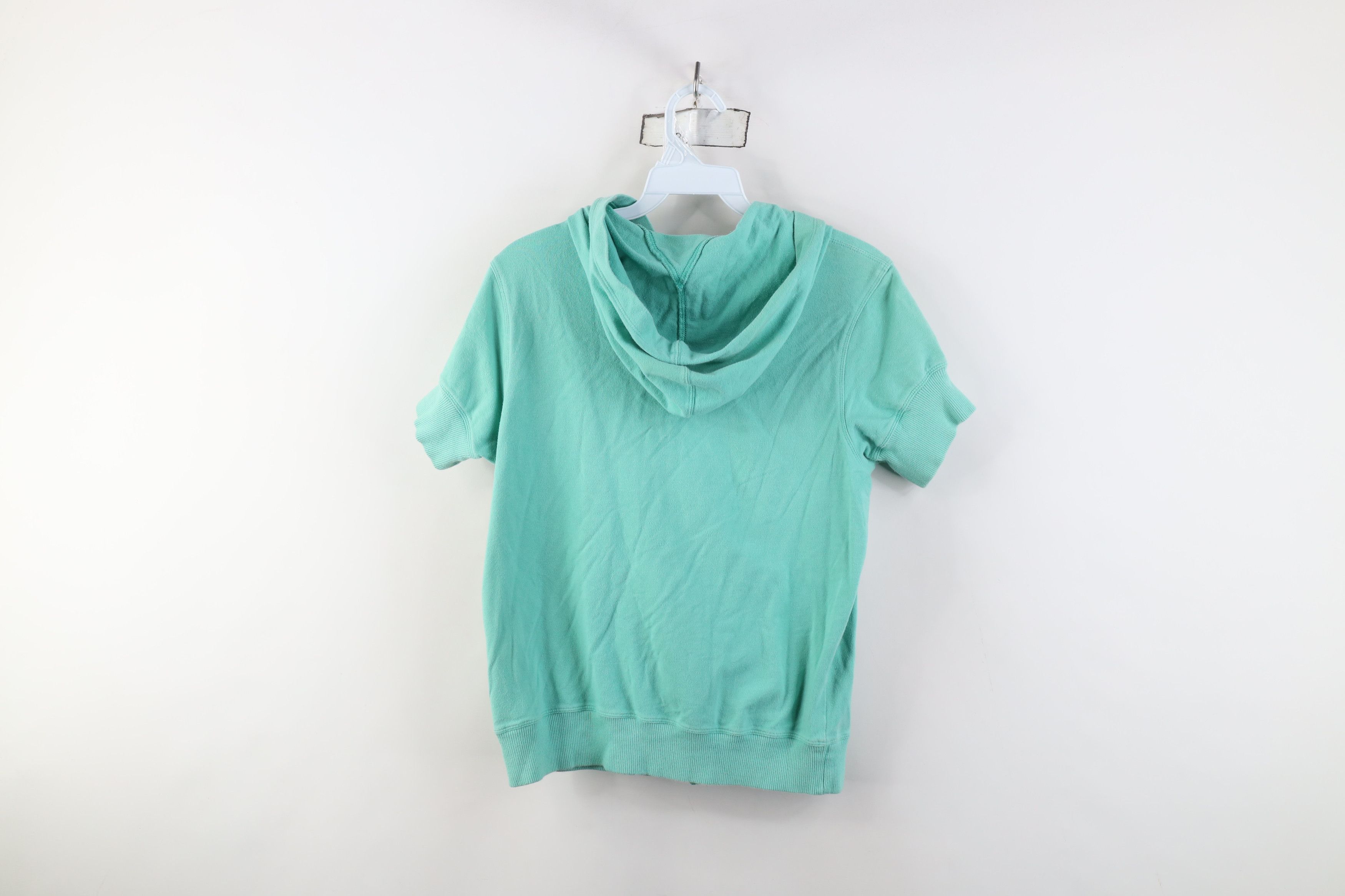 Nike Vintage Y2K Nike Cropped Short Sleeve Full Zip Hoodie Size M / US 6-8 / IT 42-44 - 14 Thumbnail