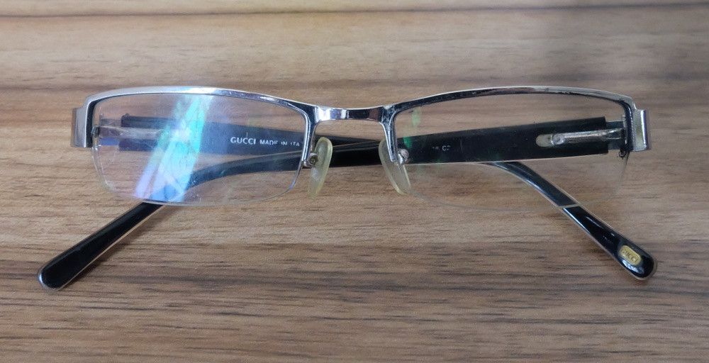 Gucci Gucci Half Rim Glasses Made in Italy Size ONE SIZE - 9 Thumbnail