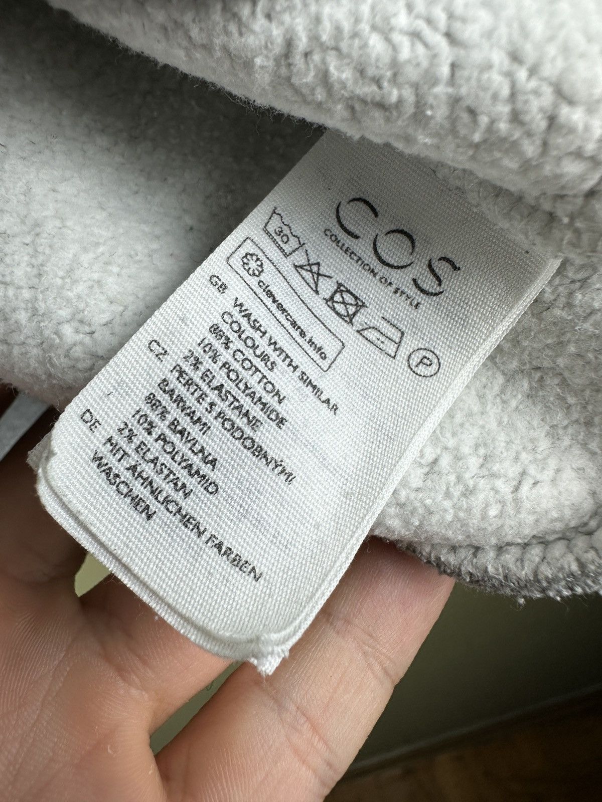 Cos Cos grey blank basic oversized body crewneck Size US L / EU 52-54 / 3 - 5 Thumbnail