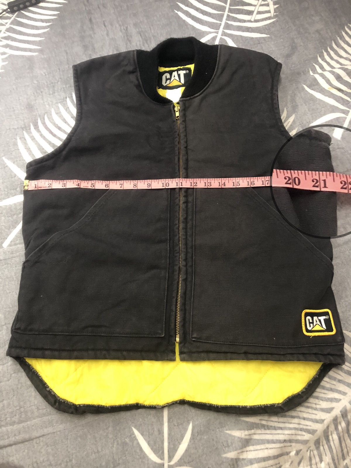 Vintage Caterpillar workwear canvas vest