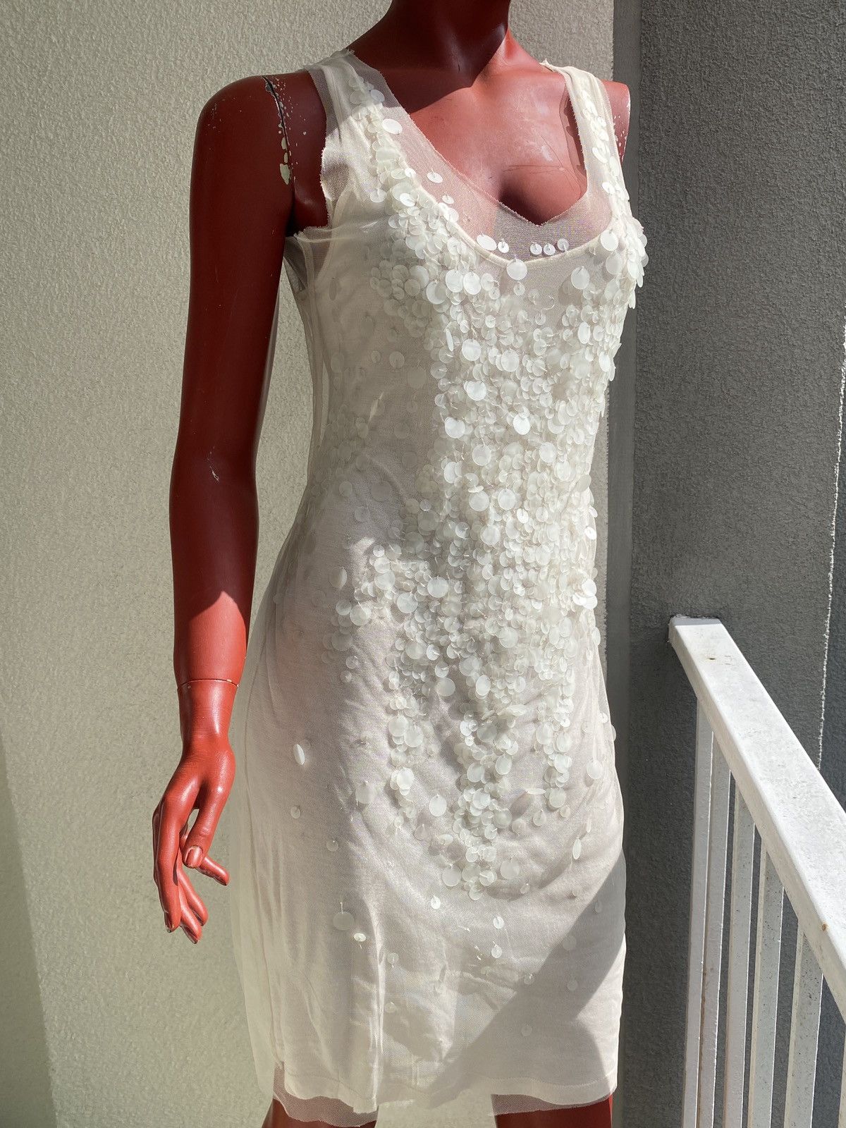 Other Stefanel minimal ivory dress size 38 Size XS / US 0-2 / IT 36-38 - 1 Thumbnail
