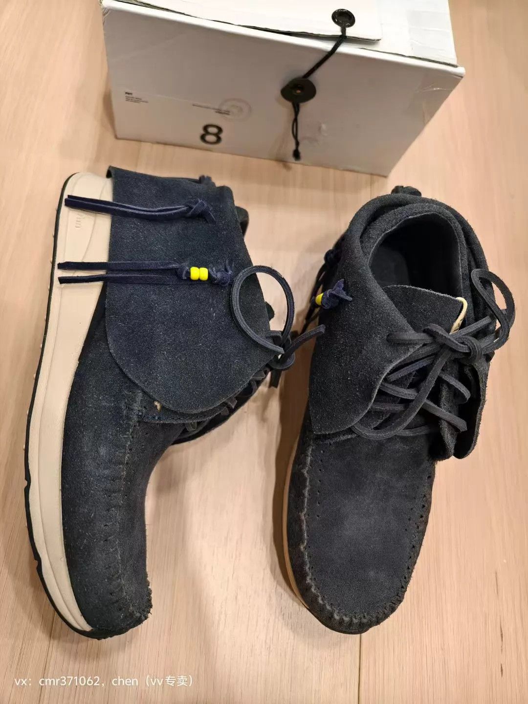 Visvim VISVIM 19SS FBT Low Top NAVY 8 Ethnic Bead Tassel Size US 8 / EU 41 - 2 Thumbnail