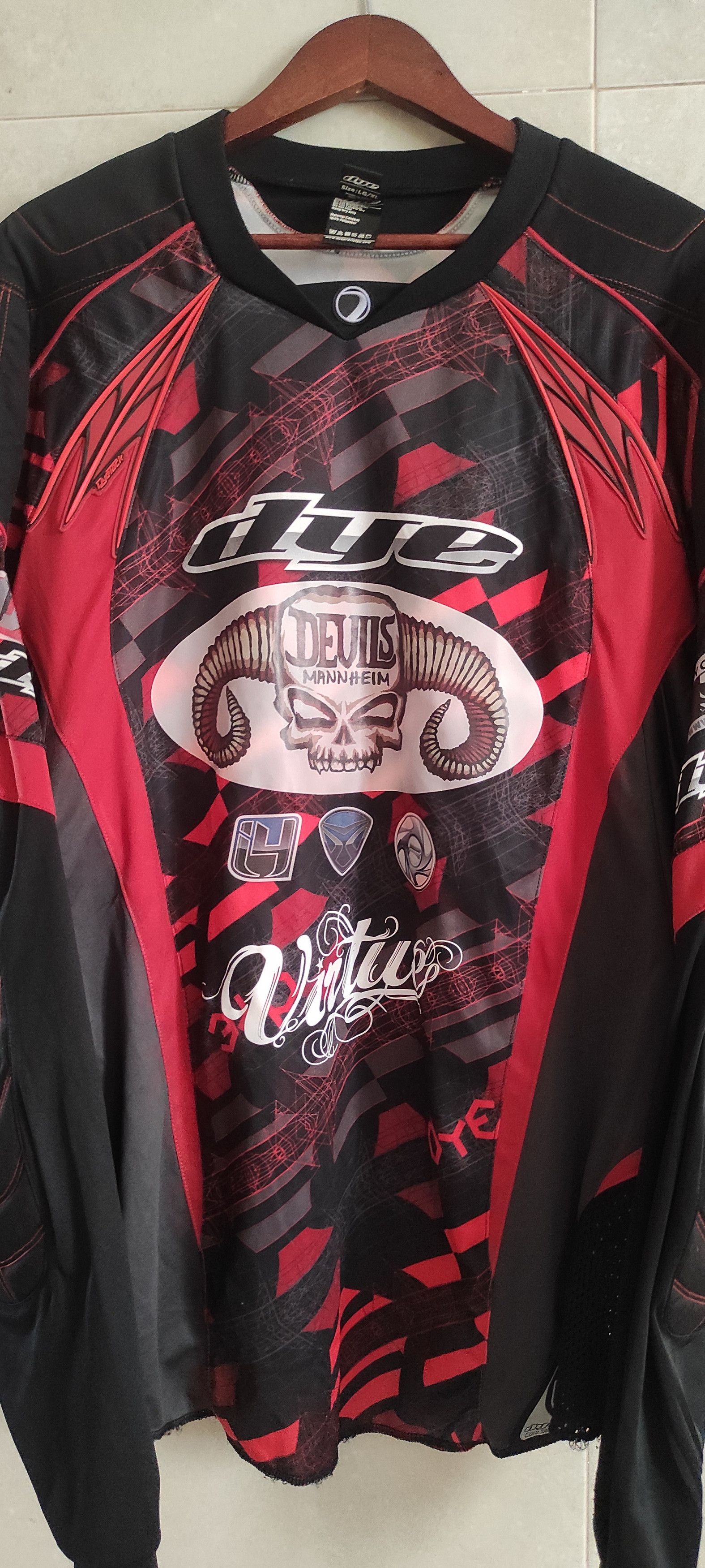 Other Dye Devils Mannheim Paintball Padded EPBF Millennium Jersey Size US XL / EU 56 / 4 - 3 Thumbnail