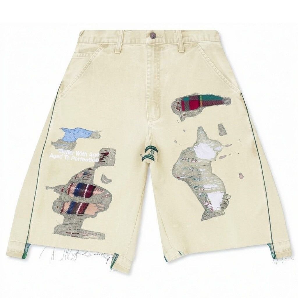 Better With Age Better With Age 'Repair Double-Wide' Beige Carpenter Short Size US 28 / EU 44 - 1 Preview