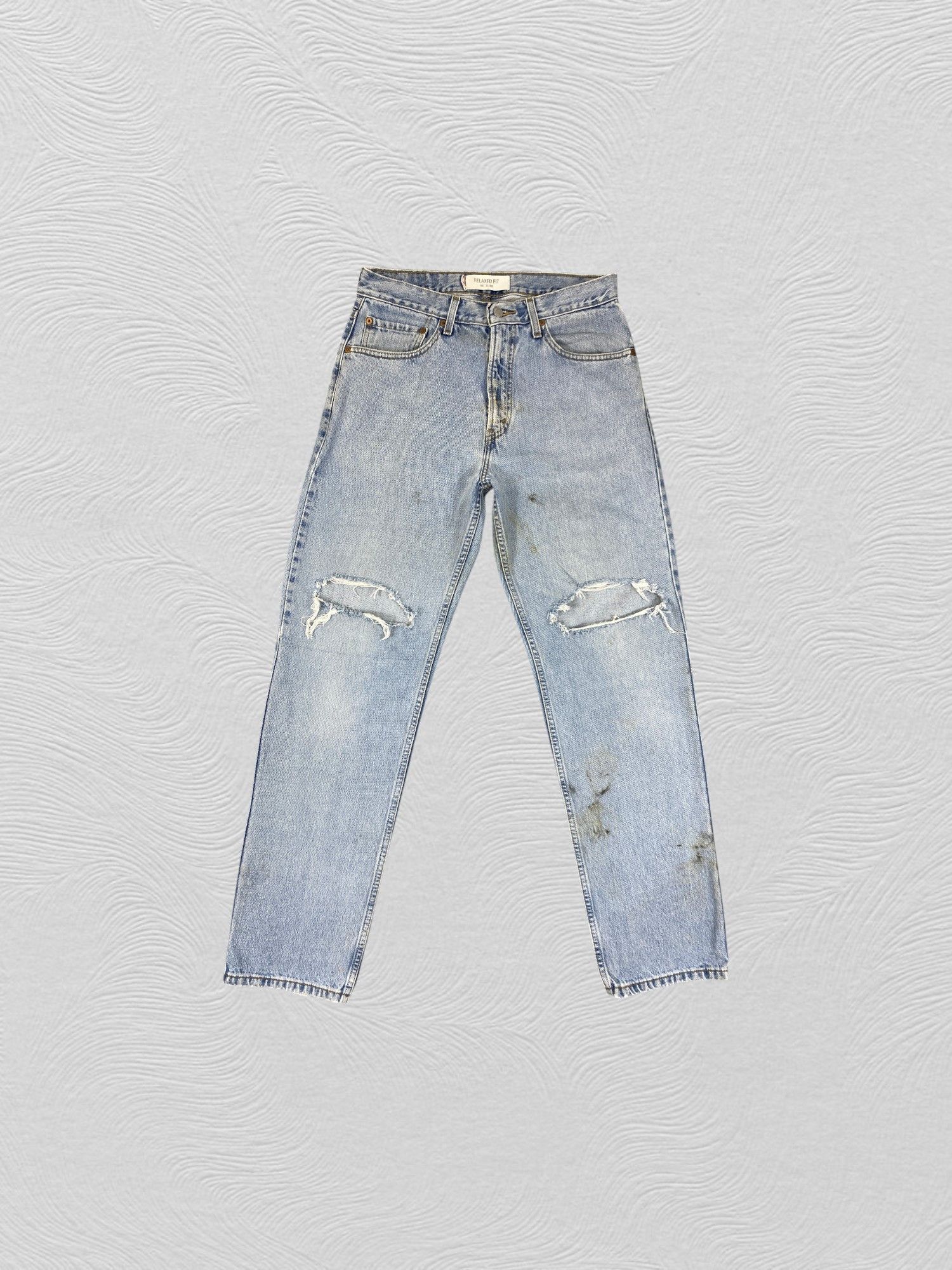 Levi's Mid Blue Vintage Levi's 550 Jeans 31x32.5 Denim -SJ195 Size US 31 - 1 Thumbnail