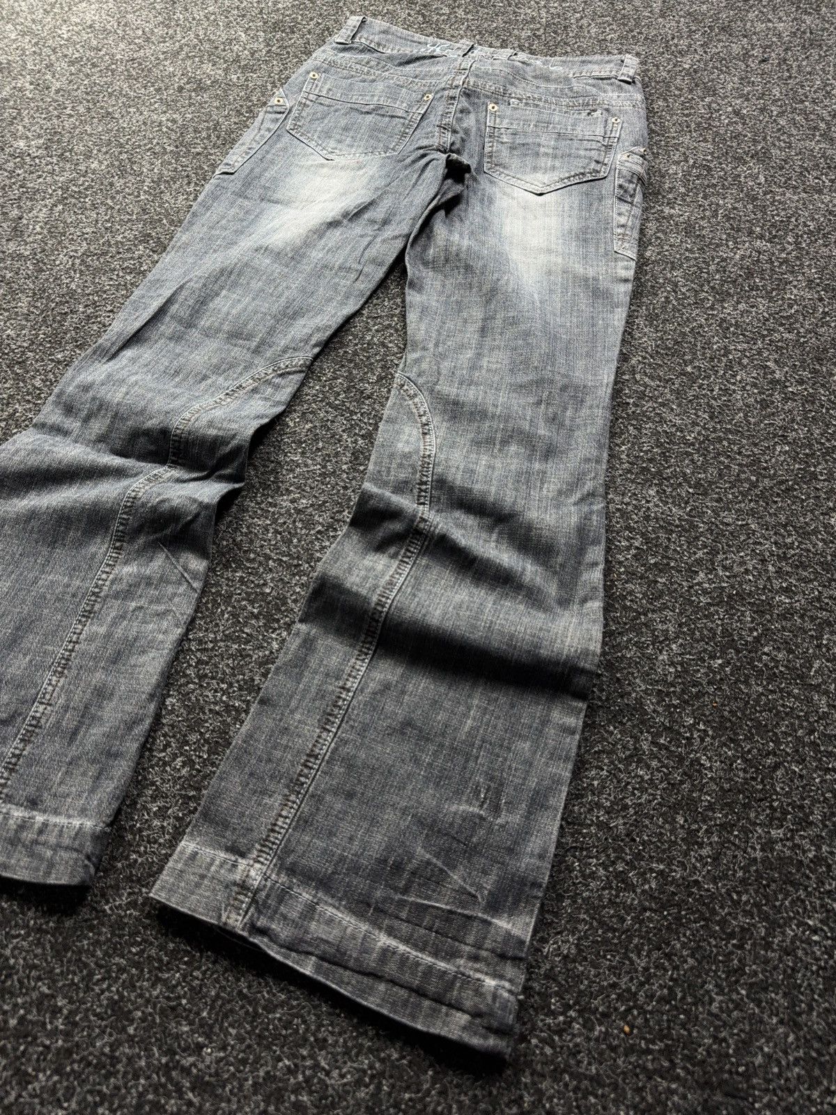KangaROOS Retro 90s KangaROOS Y2K utility wide leg faded denim jeans Size 28" / US 6 / IT 42 - 11 Thumbnail